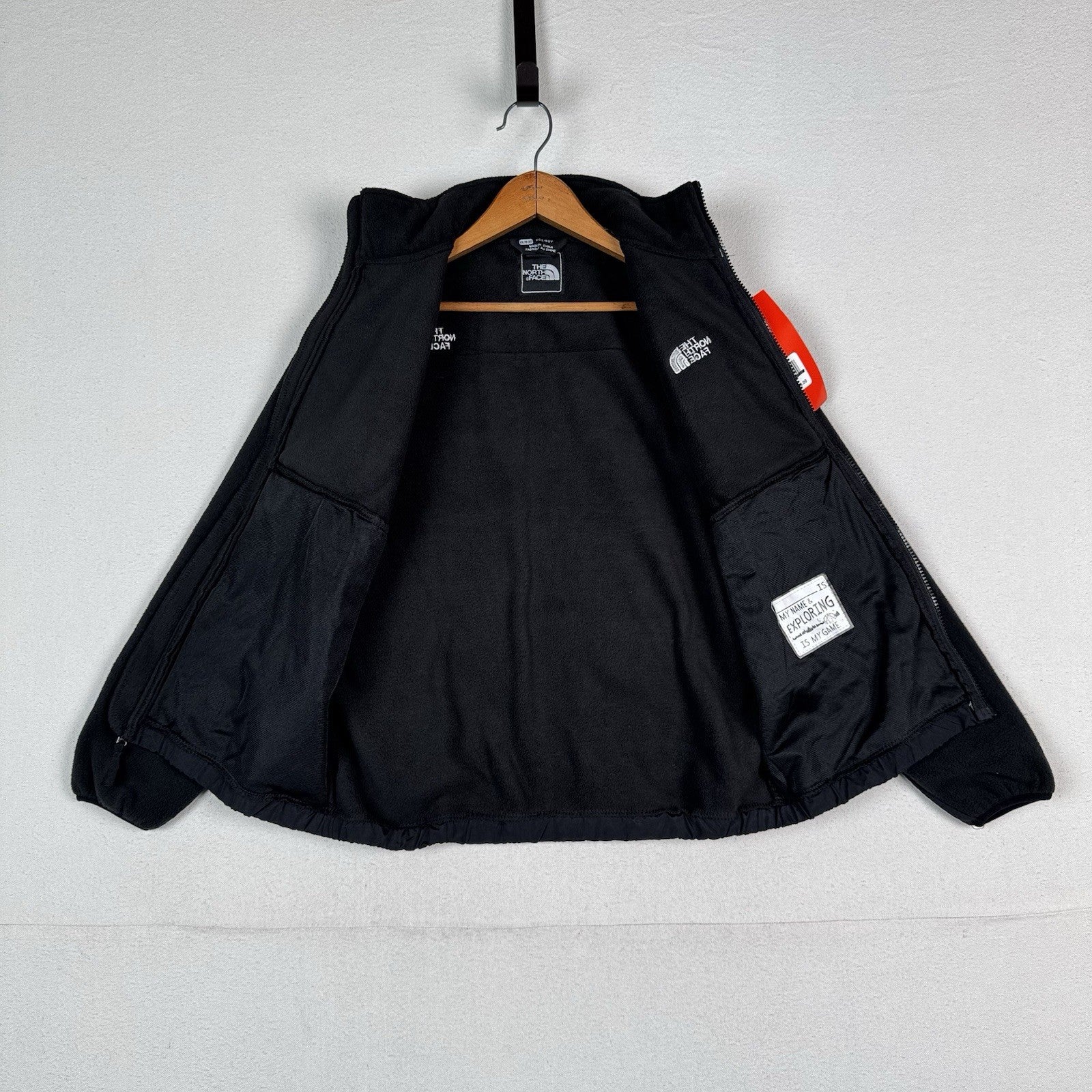 NWT The North Face Teen Denali Jacket Size XXL 2XL 18-20 Black