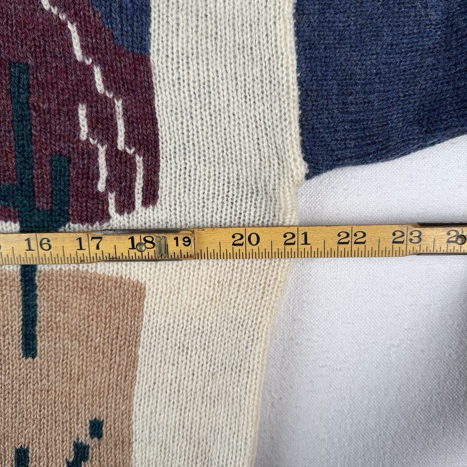 Vintage Pringle of Scotland Southwest Bison Sweater Men’s Large Shetland Wool