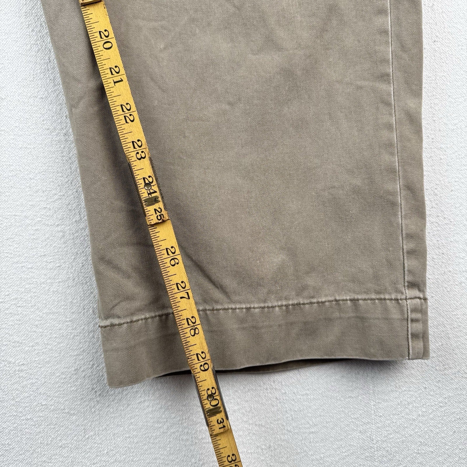 90s Vtg Polo Ralph Lauren Pants Cargo 67 Chino Mens 40x30 Brown Button Fly