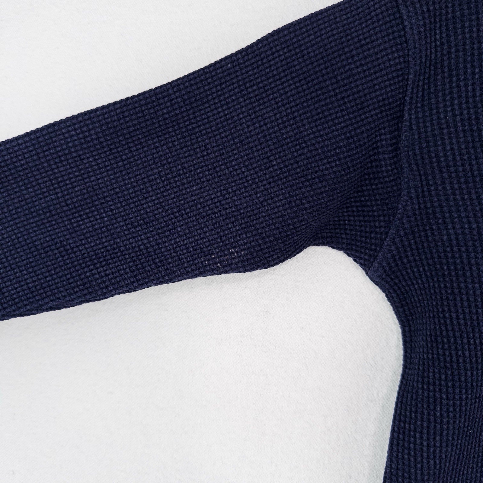 Polo Ralph Lauren Boys 6 Thermal Shirt Navy Blue Long Sleeve Waffle Knit