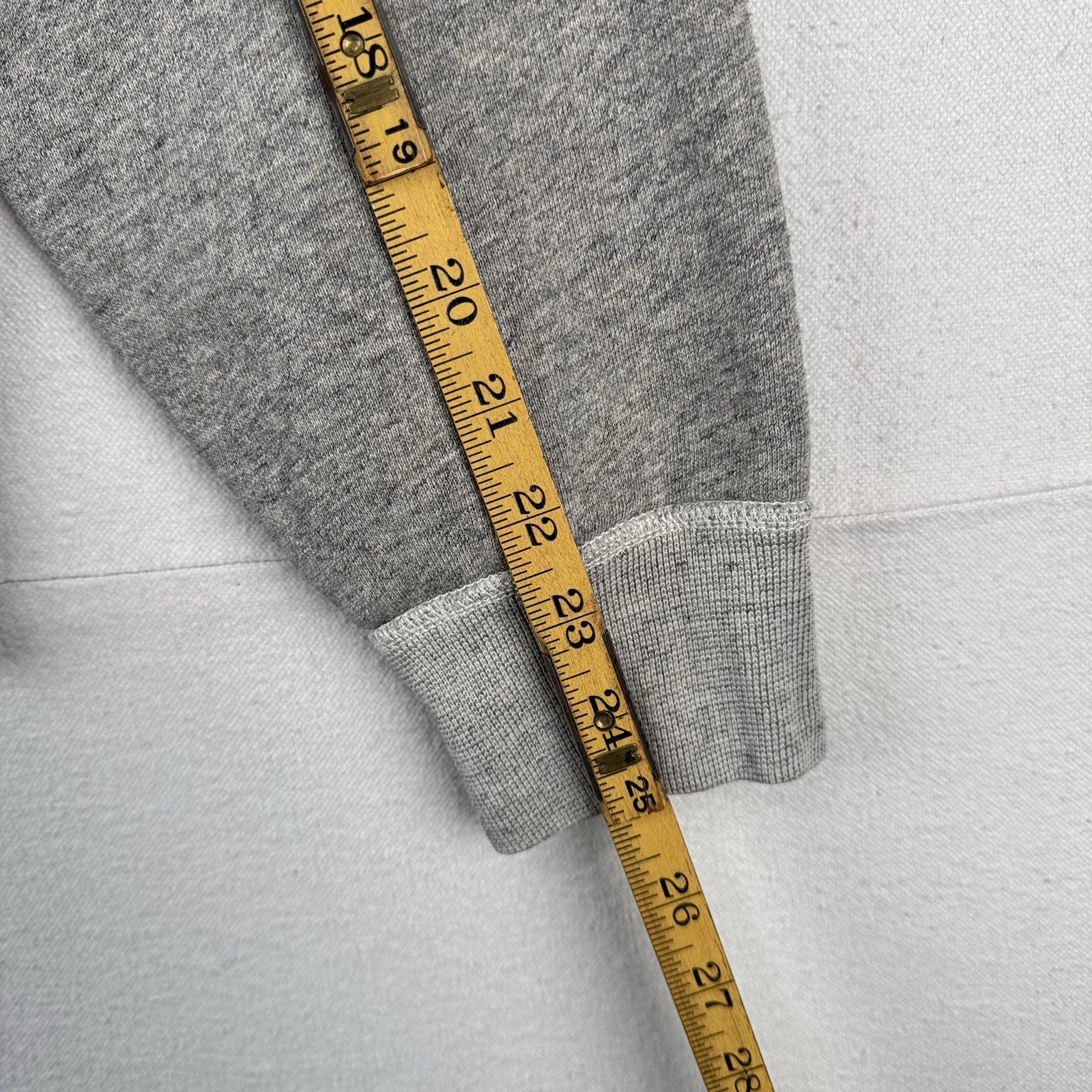 Polo Ralph Lauren Double V Men’s Large Marled Grey Sweatshirt Core Crewneck