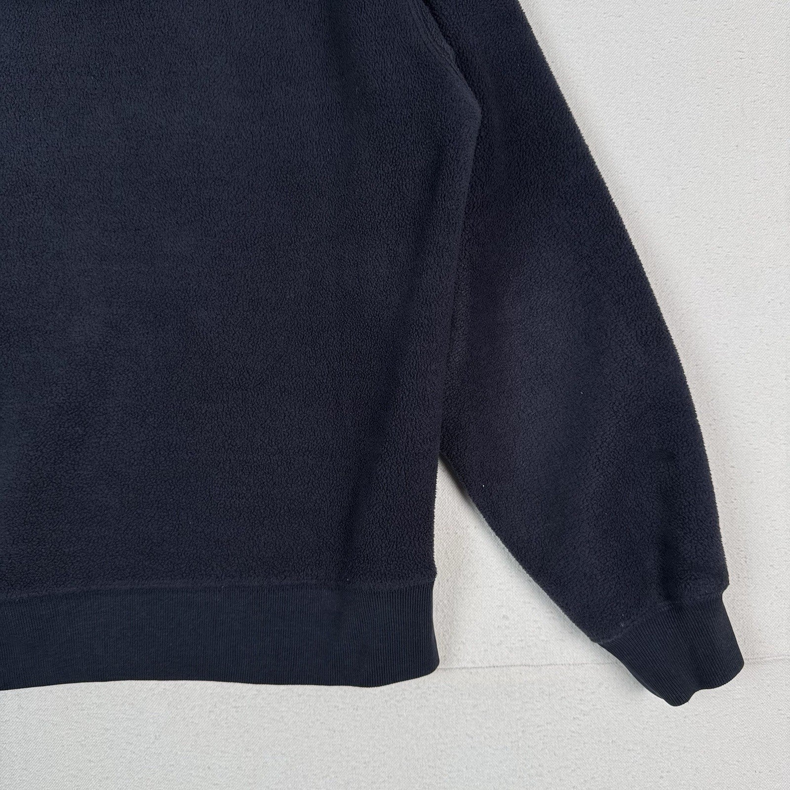 Vintage 90s Gap Fleece Hoodie Pullover Sweatshirt Men's Small Blue