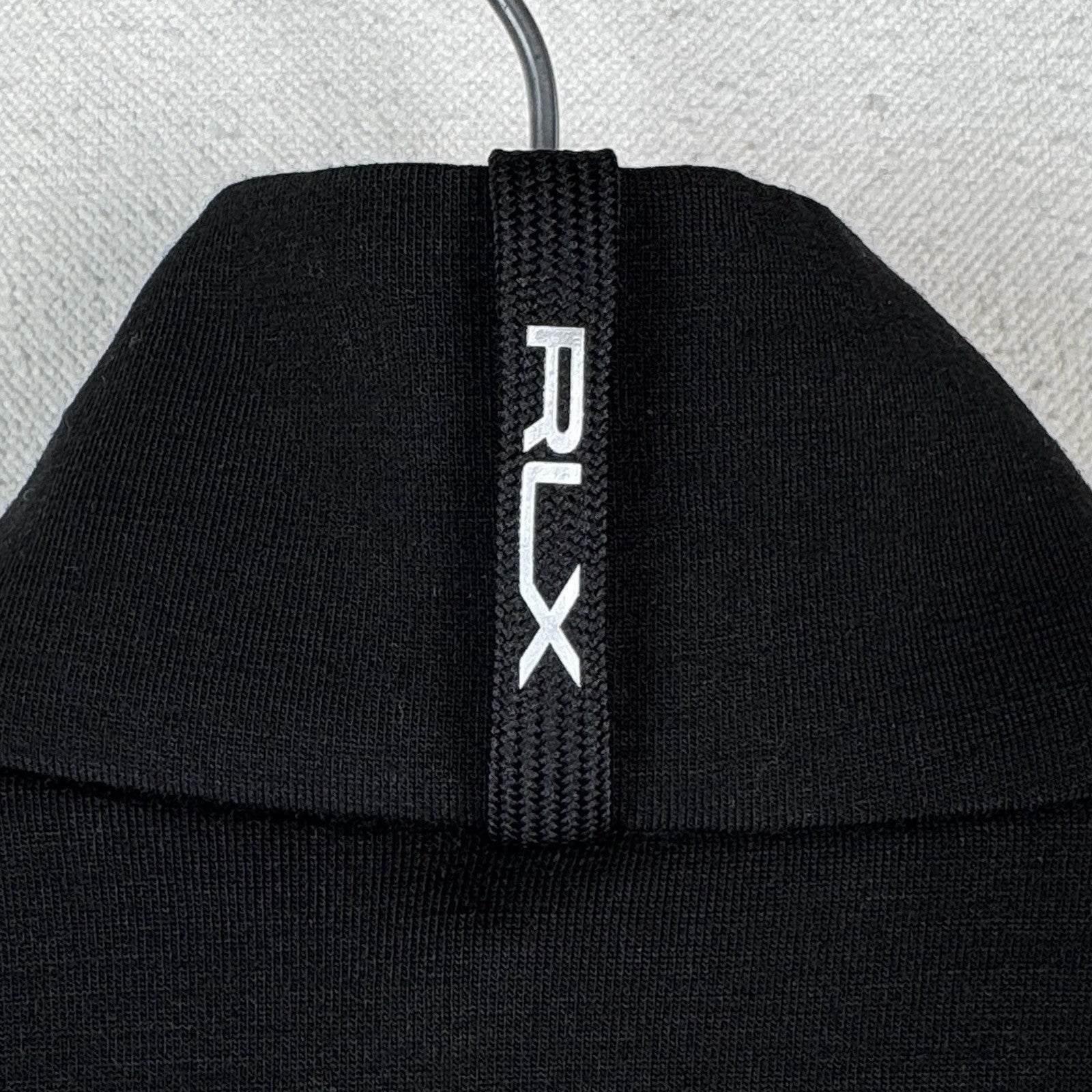 RLX Ralph Lauren Vest Women S Full Zip Cool Wool Performance Black Puffer NWOT