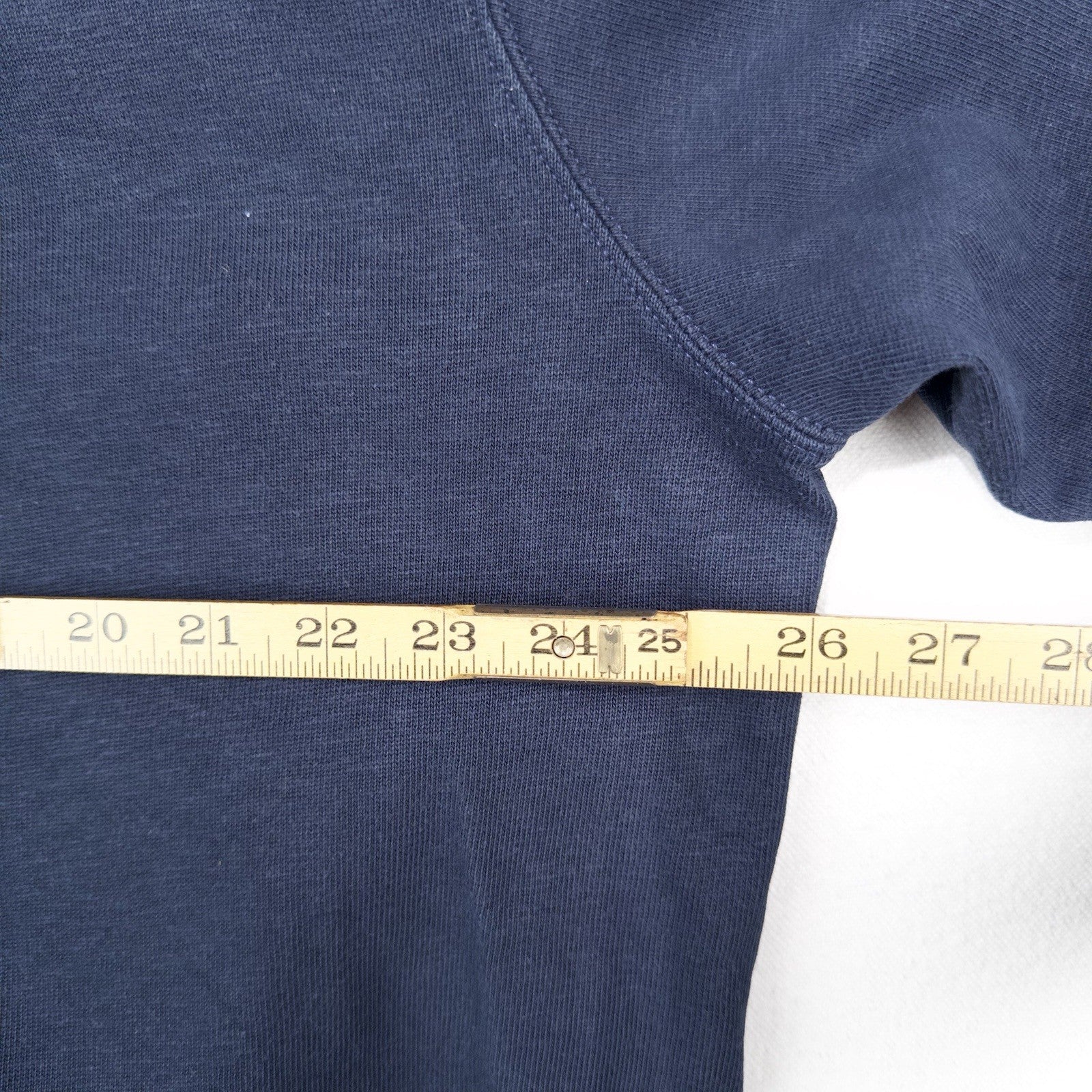 Polo Ralph Lauren Mens Long Sleeve Rugby Shirt Men’s 2XB Navy Blue White Collar