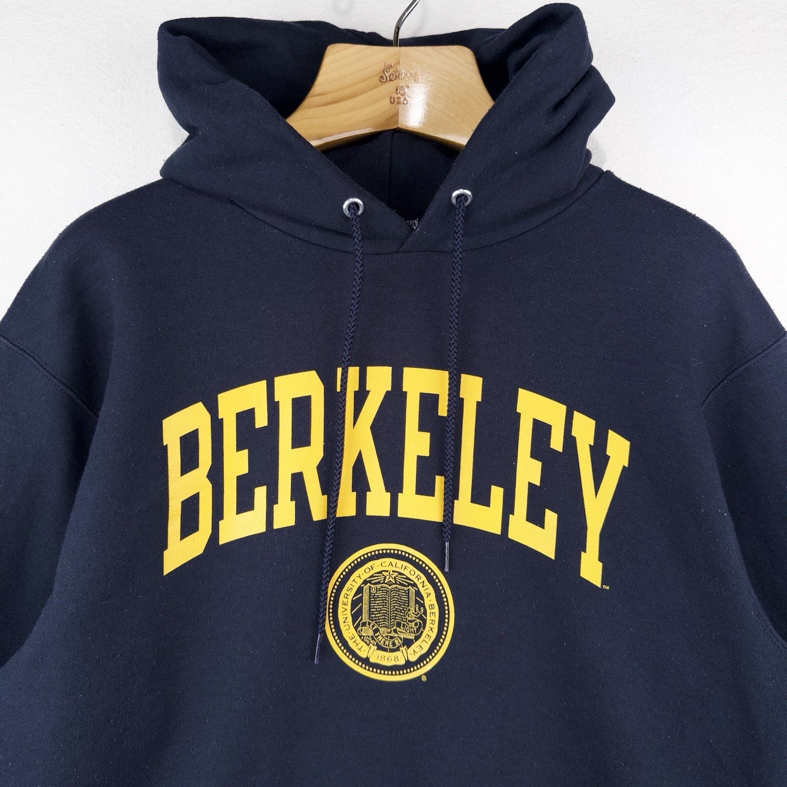 Champion University Of California Berkeley Hoodie Men’s M Blue Logo Pullover