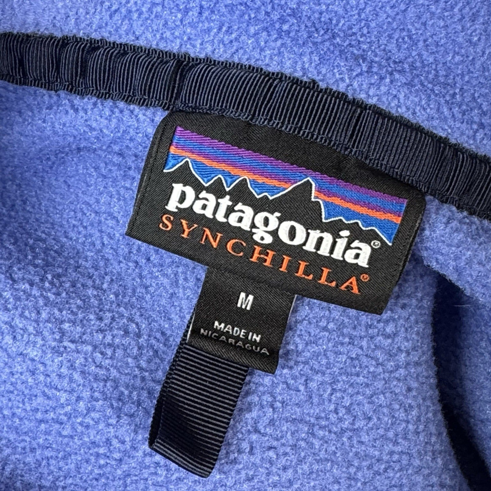 Patagonia Lightweight Synchilla Snap-T Fleece Pullover Men M Aqua Turquoise