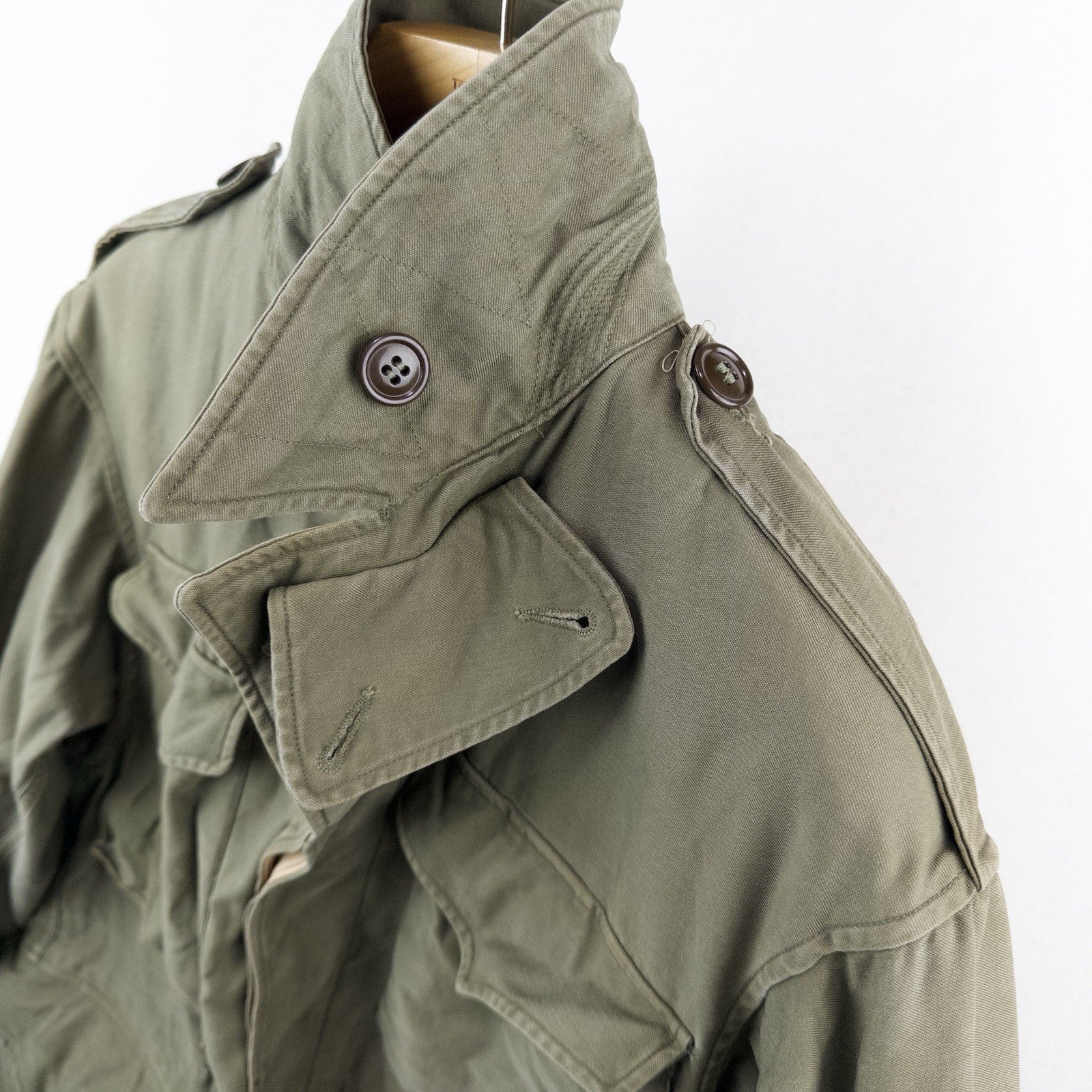 40’s Vtg US Army M43 Field Jacket OD Green Men’s 38R US Military WWII