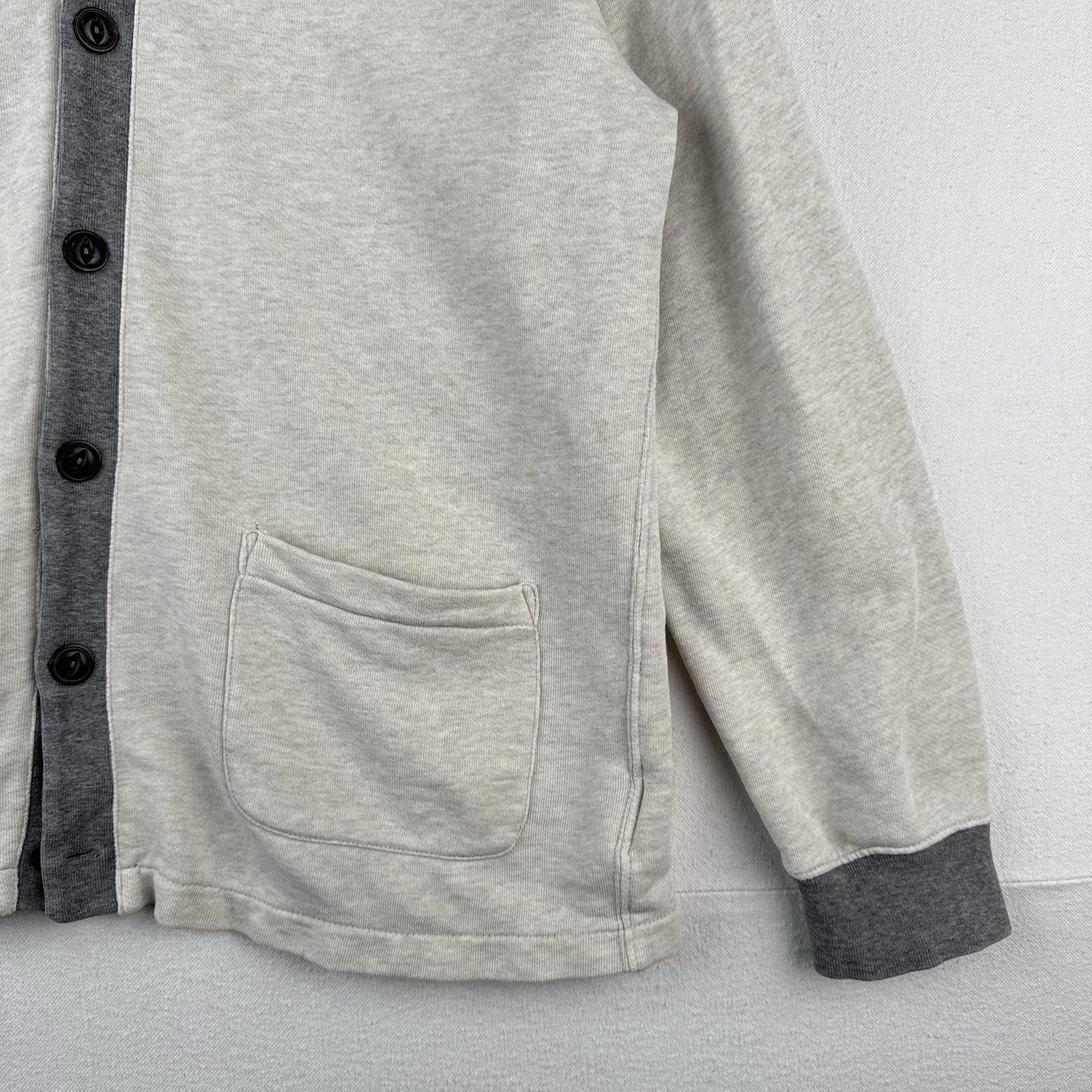 Polo Ralph Lauren Youth XL 18-20 Gray Cardigan French Terry RL Motorcycles