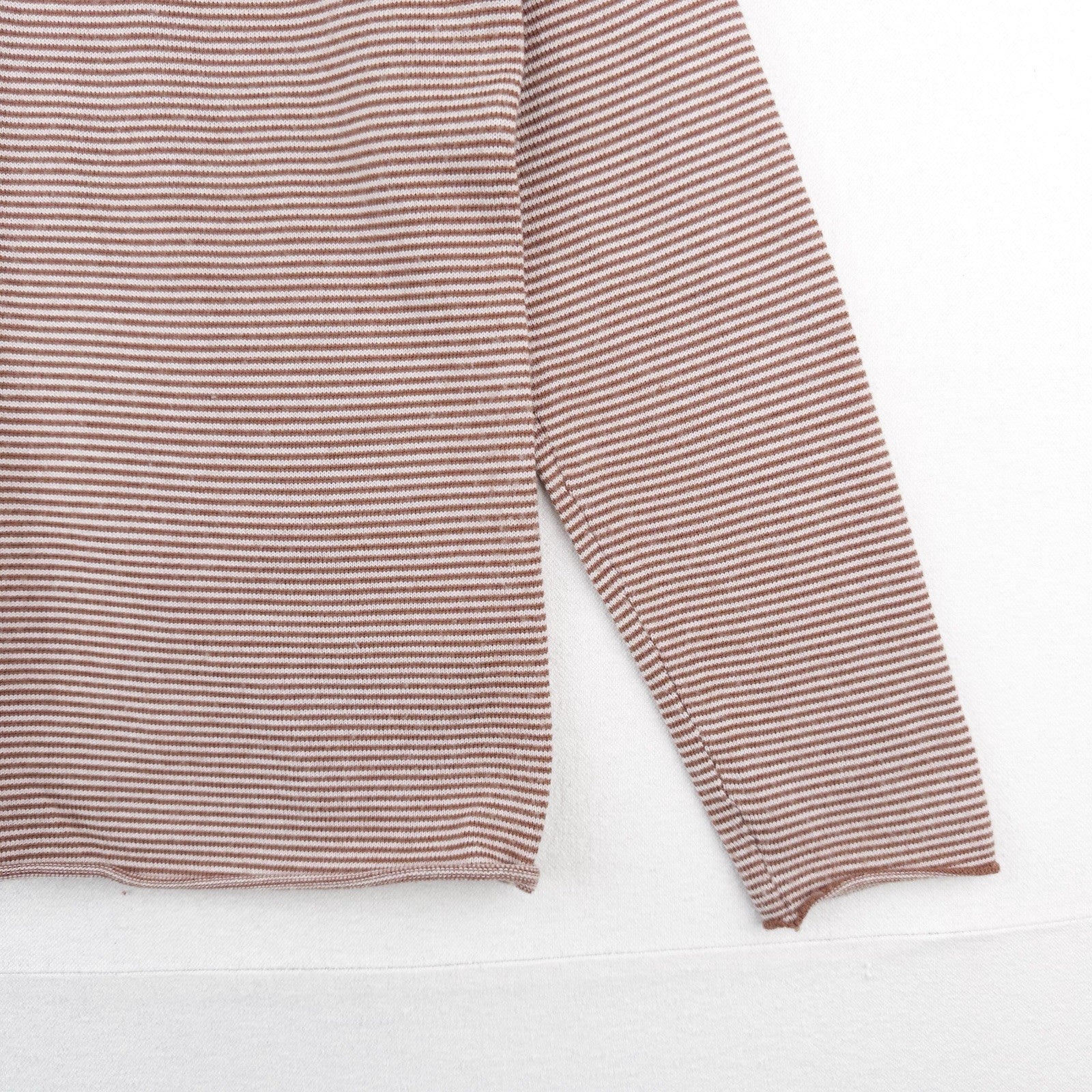 Merino Wool Striped Sweater Henley Women’s Large Carve Designs