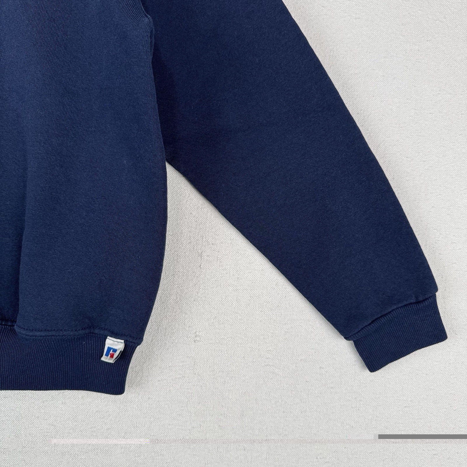 90’s Vtg Russell Youth Small (16x21) Crewneck Sweatshirt Blue Blank
