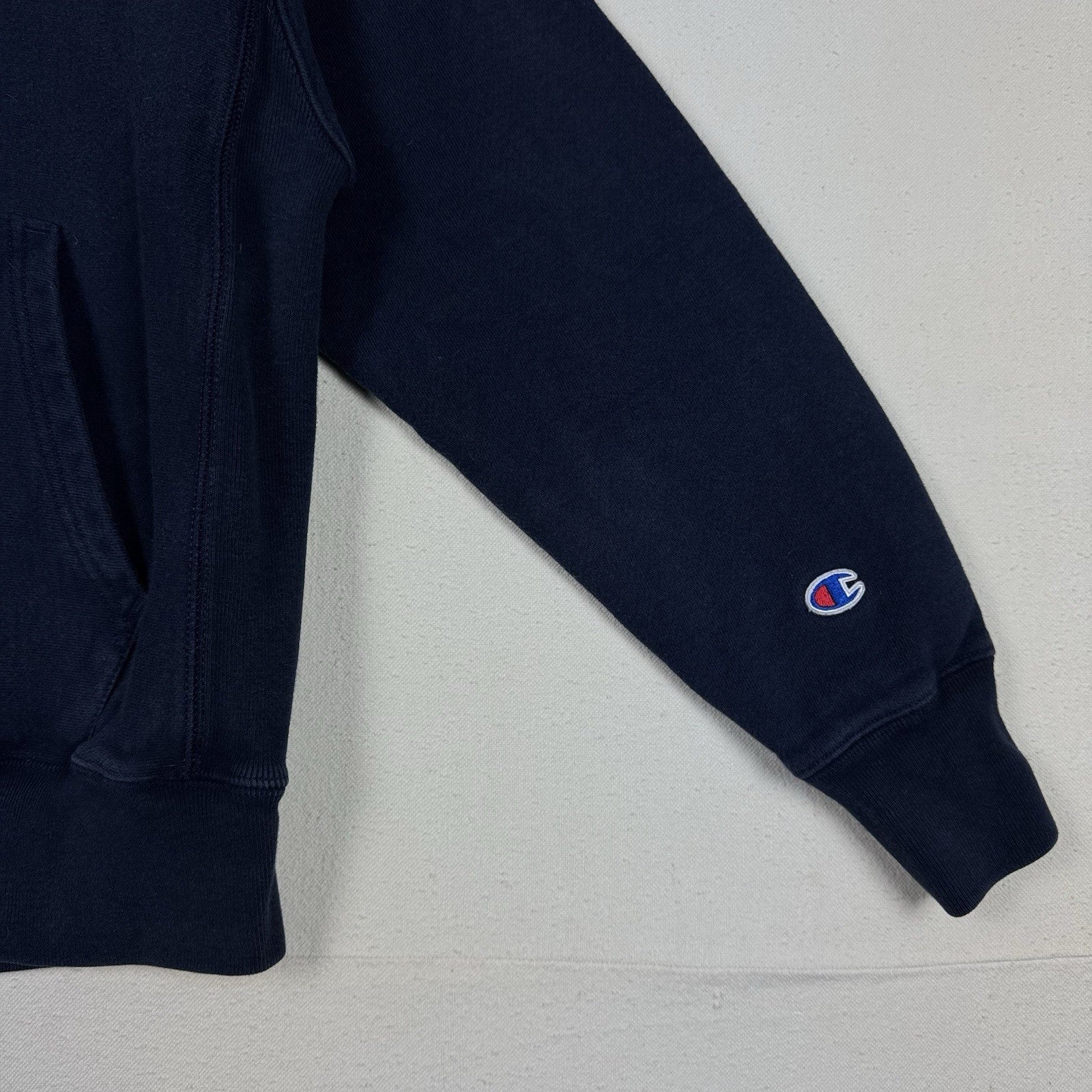 Champion Reverse Weave Blue Hoodie Embroidered Saint Ignatius Basketball Size M