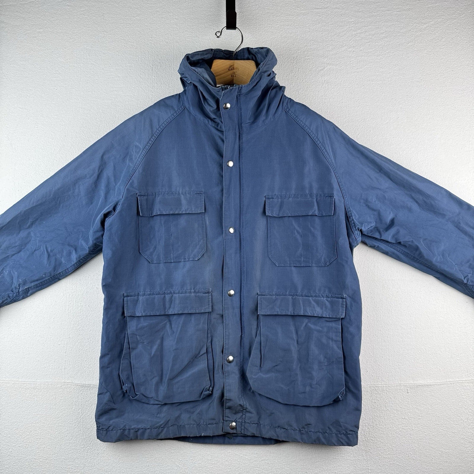 70's Vtg LL Bean Mens M Baxter State Park Windbreaker Jacket *Distressed