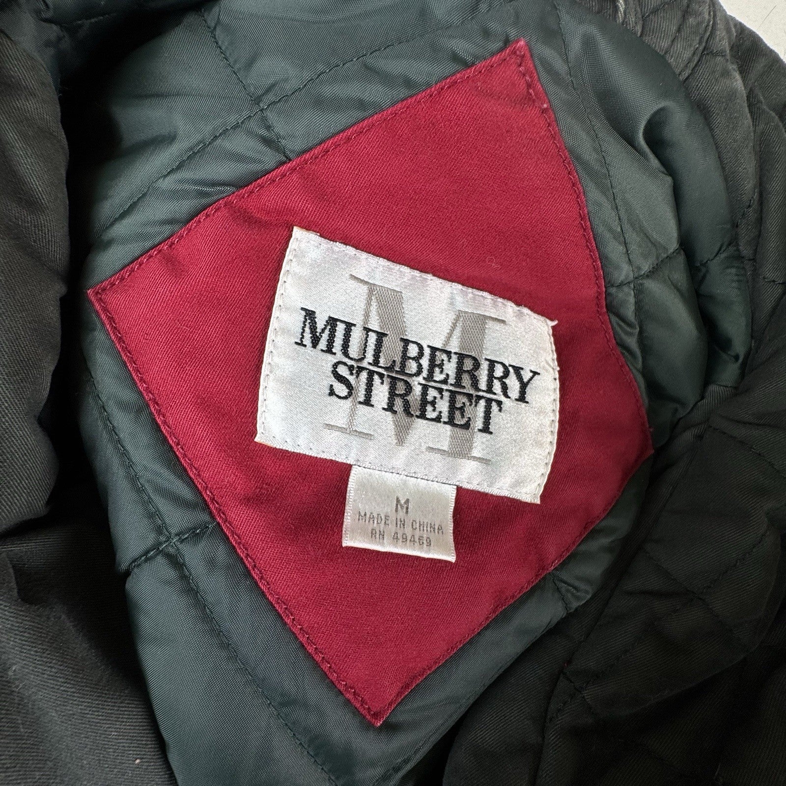 Vintage 80s Mulberry Street Aztec Parka Fox Tail Fur Hood Zip Jacket Women’s M