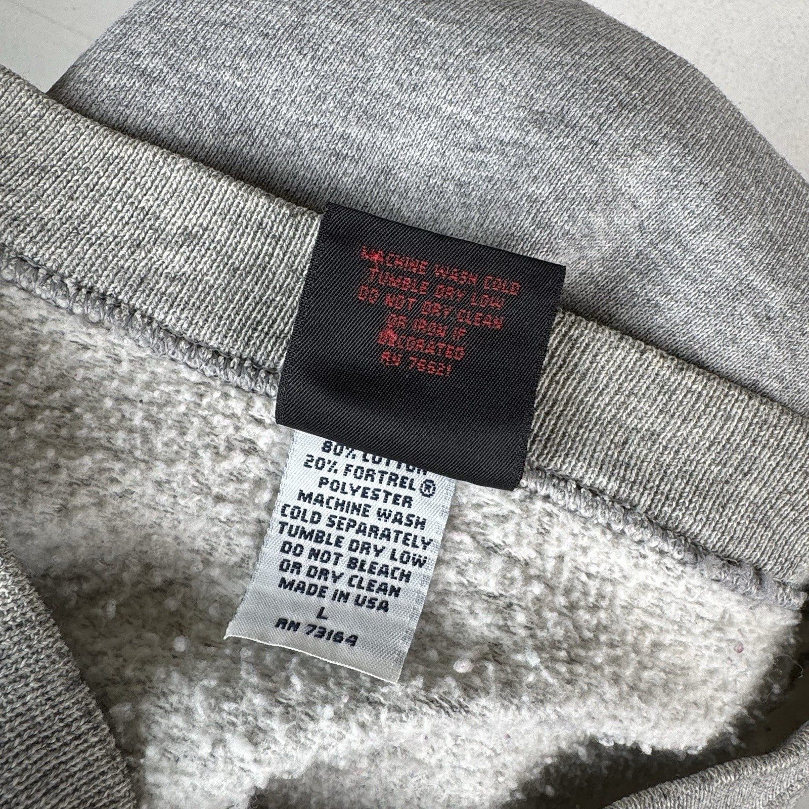 Vintage USA California Crew Sweatshirt Grey Men’s Large Made In USA *Distressed