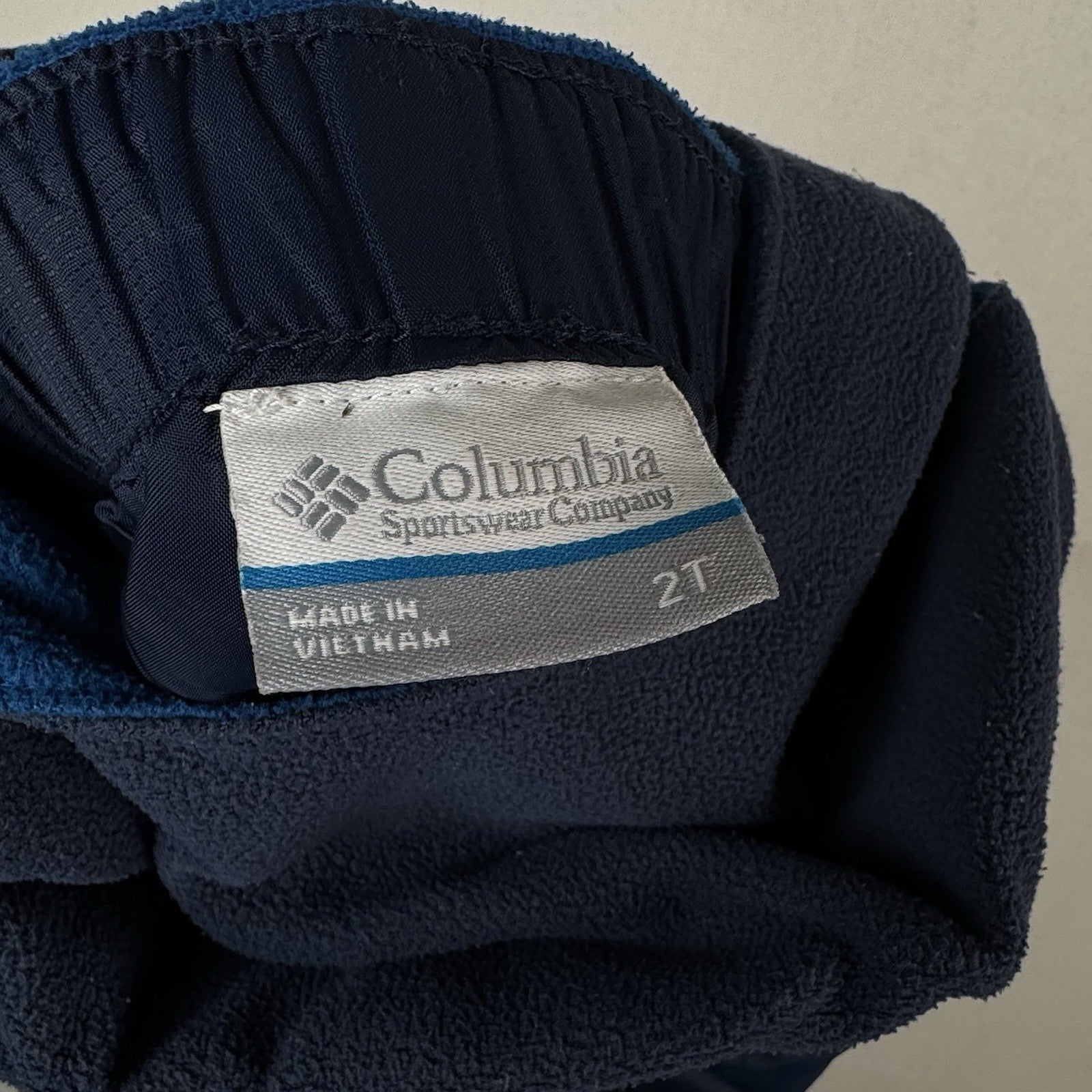 Columbia Pants Toddler 2T Navy Buga Bib Snow Ski Winter Waterproof Leg Zip