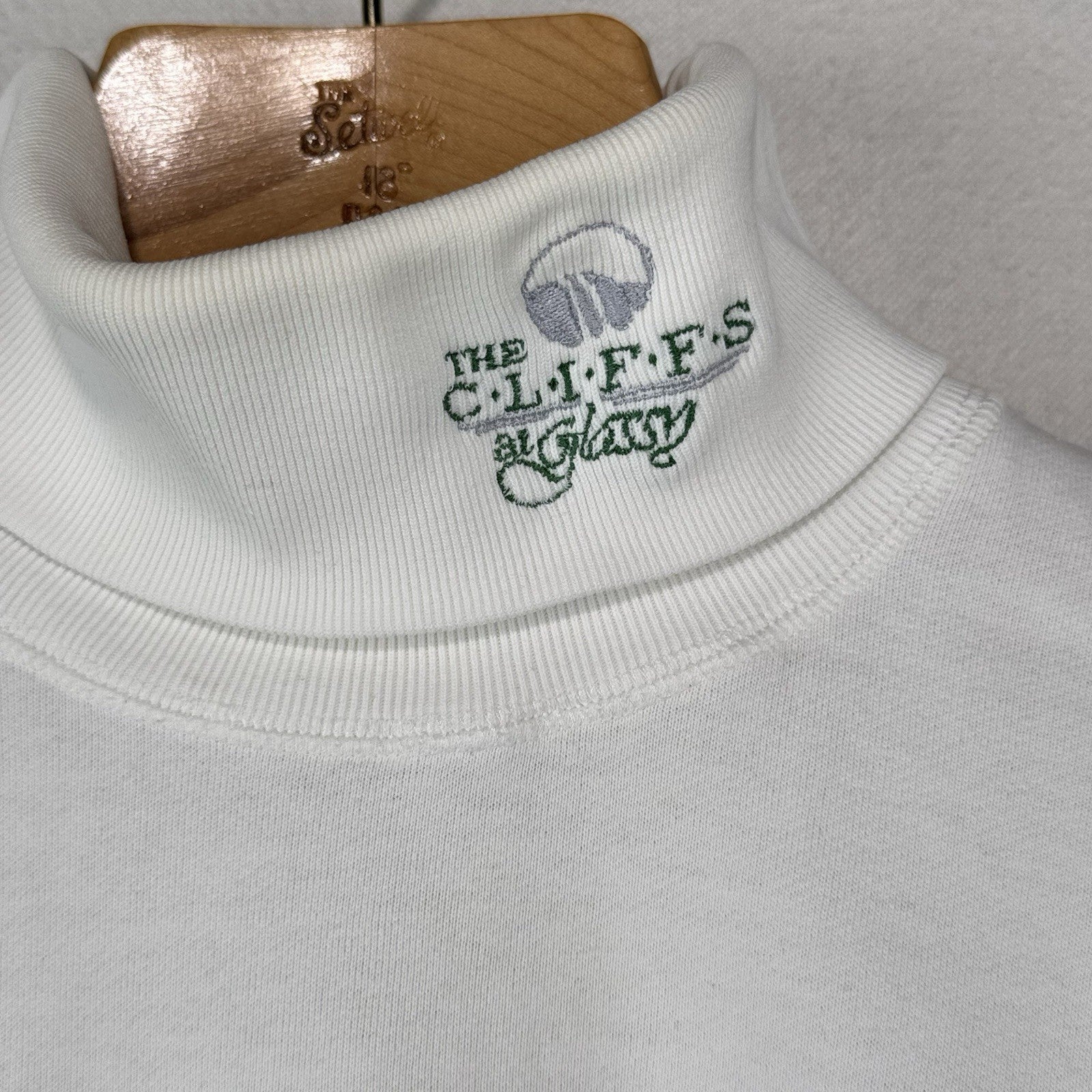 90’s Vtg Polo Ralph Lauren Sweater  Men's L Golf Turtleneck White Crest