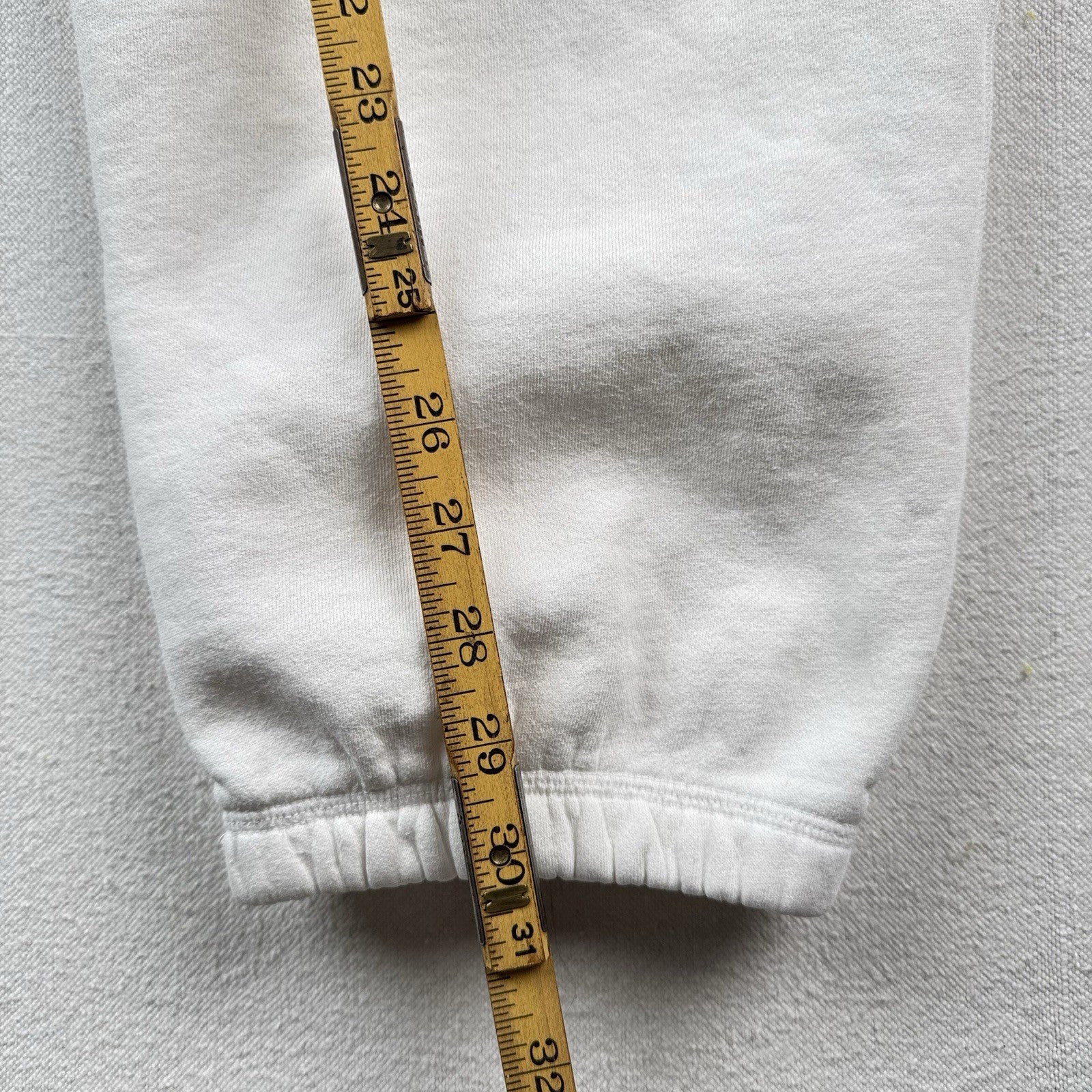 90's Vintage Polo Ralph Lauren Men's XL White Gusset Sweatpants Relaxed Fit