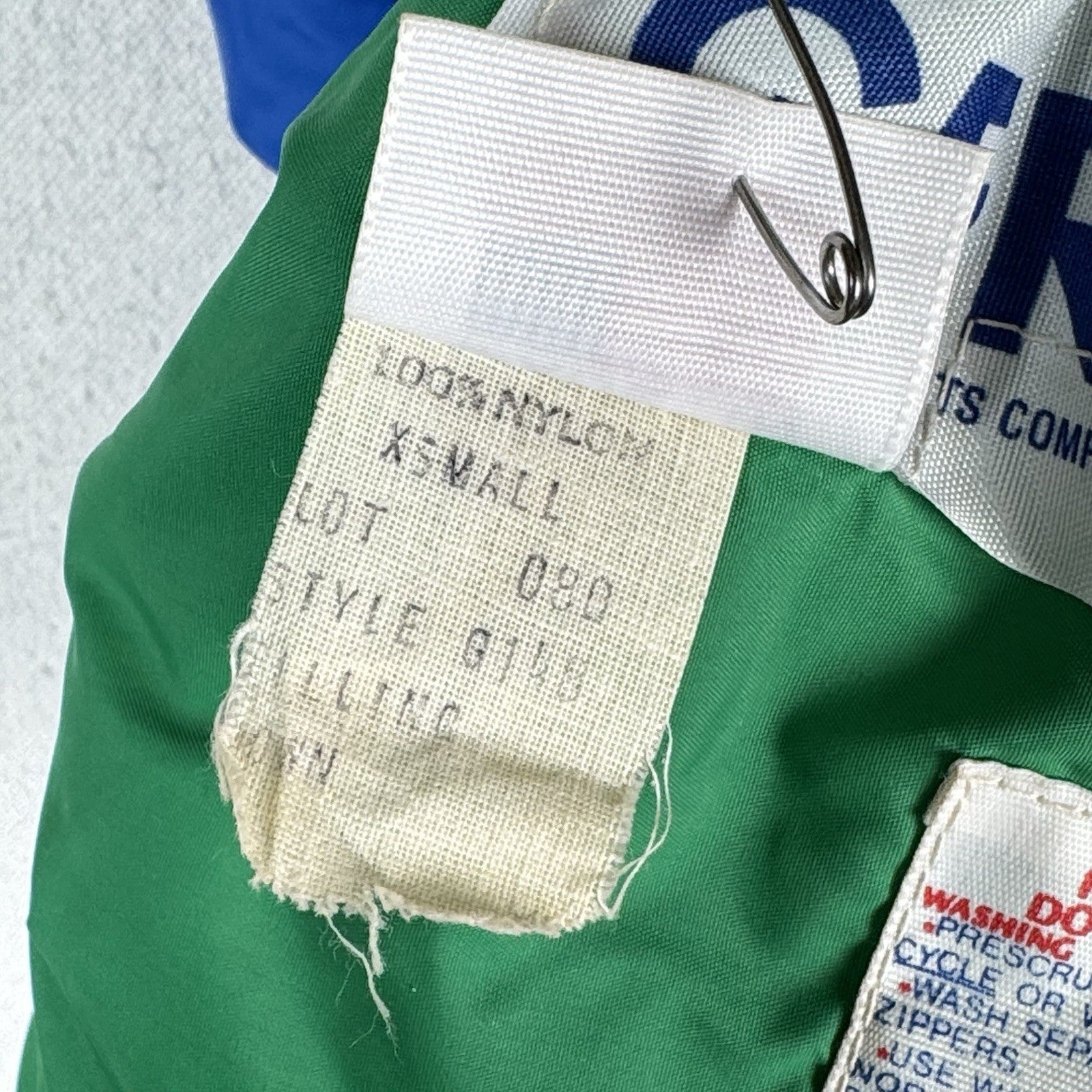 Vintage 70’s Gerry Goose Down Vest Reversible Blue Green Made USA XS (Youth L)