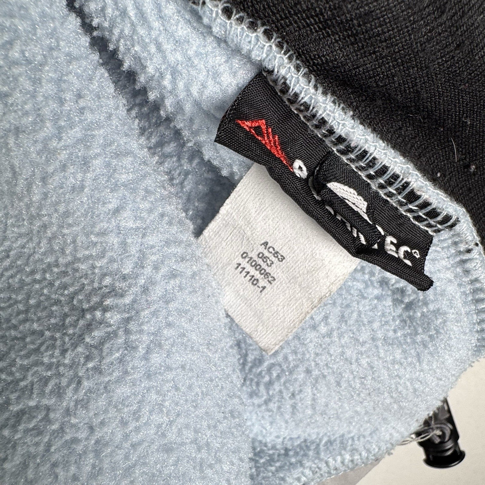 The North Face Youth X-Large XL Blue Gray Fleece Full Zip Jacket