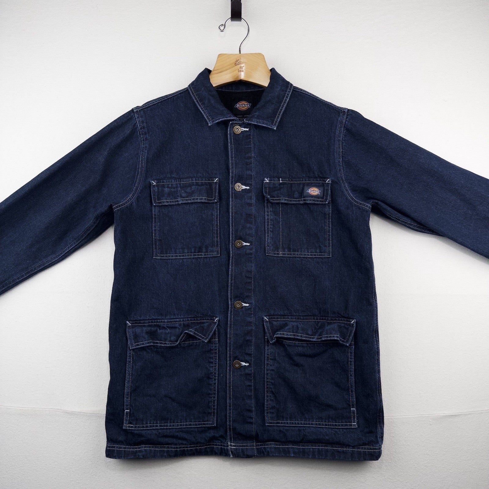 Dickies Morristown Indigo Blue Denim Chore Coat Jacket Men’s Medium