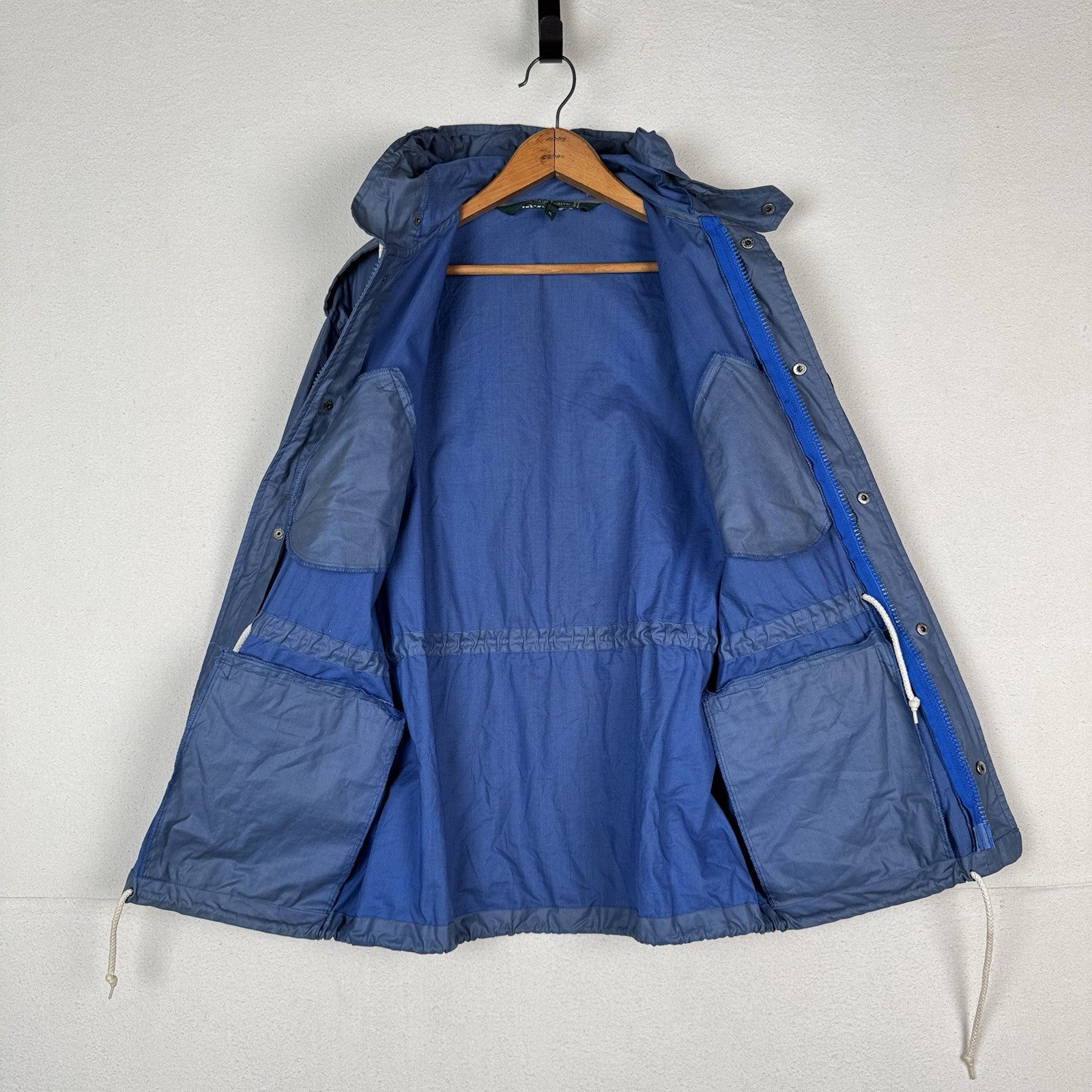 Vintage 80’s 90’s Ralph Lauren Military M-51 Jacket Mens XL Blue Cotton
