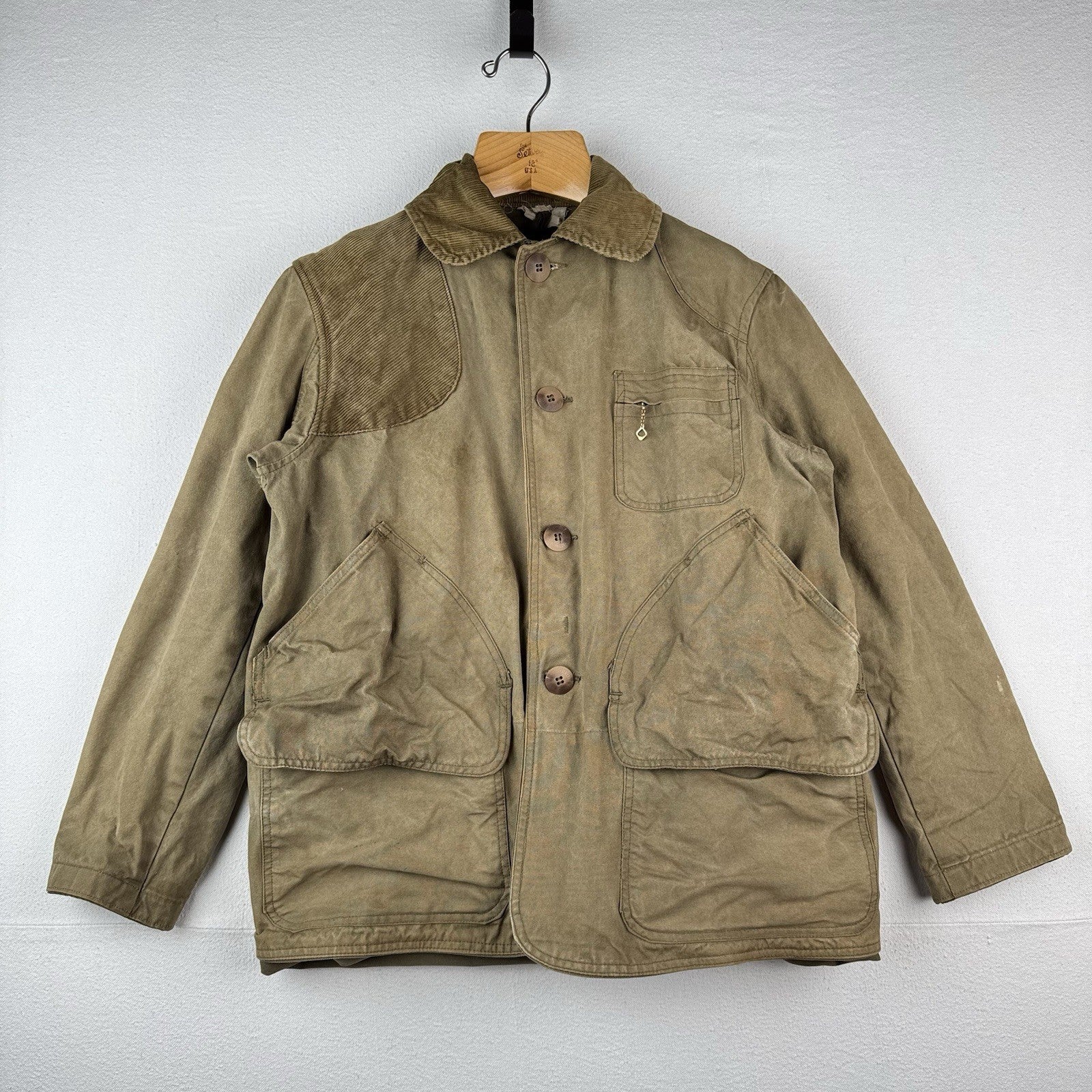 50’s Vintage Hetterick Mfg Co American Field Hunting Jacket Chore Coat USA 44”