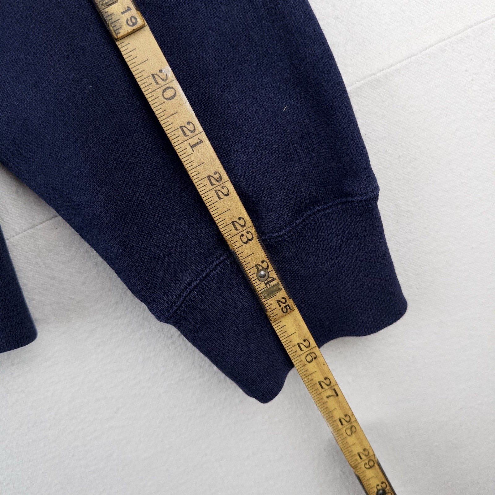 90’s Vtg Polo Ralph Lauren Crewneck Sweatshirt Men’s XL Navy Blue Side Gussets