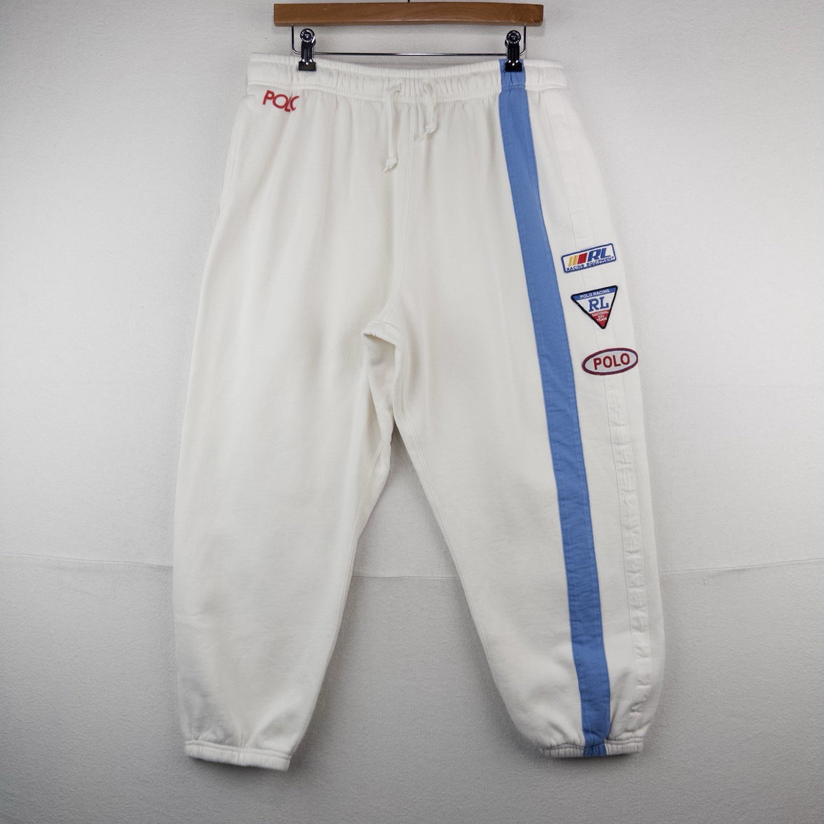 Polo Ralph Lauren White Jogger Limited Edition World Cup Racing Ski Women’s 2XL