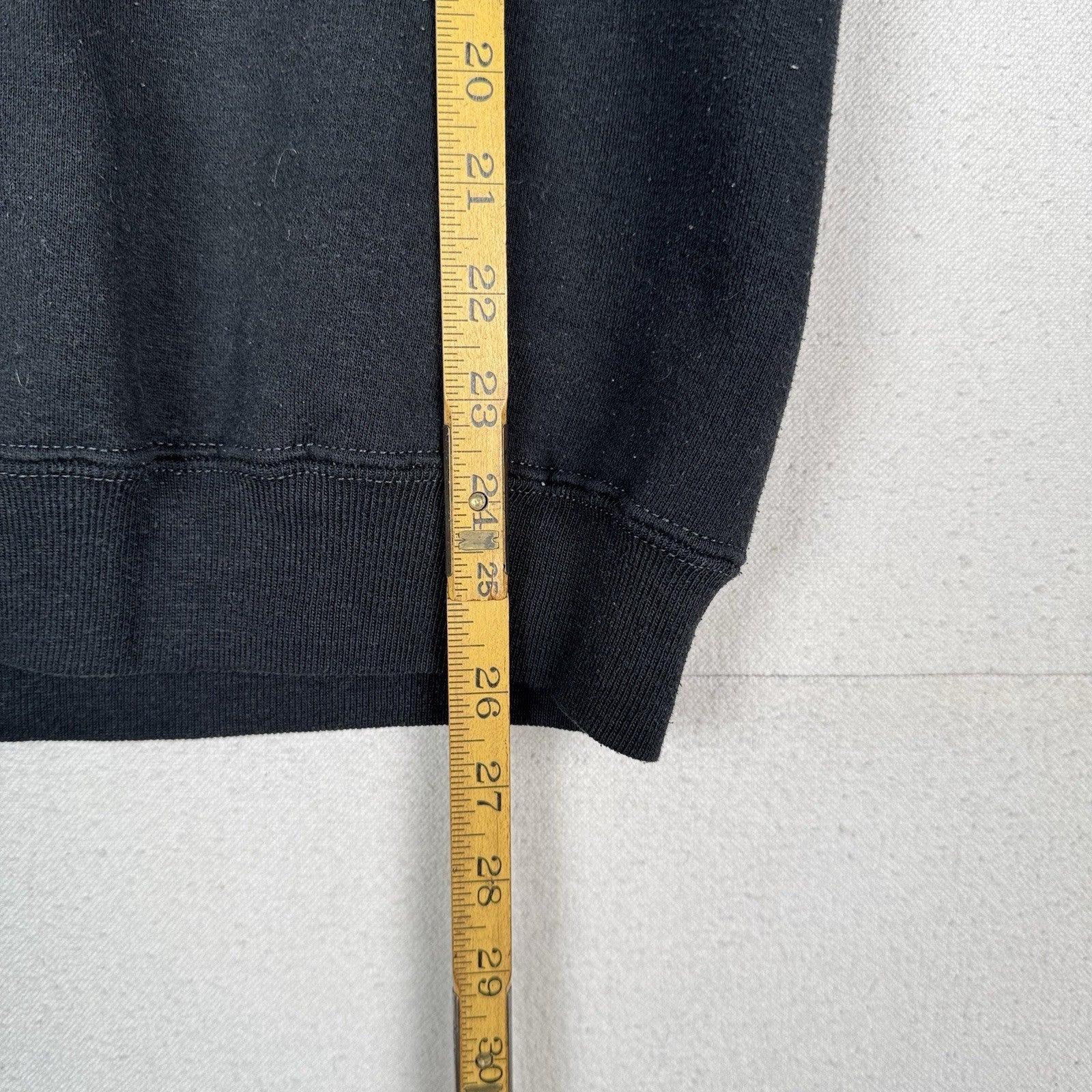 Vtg 80'S Artex University of Michigan Raglan Sweatshirt Made In USA Large Black