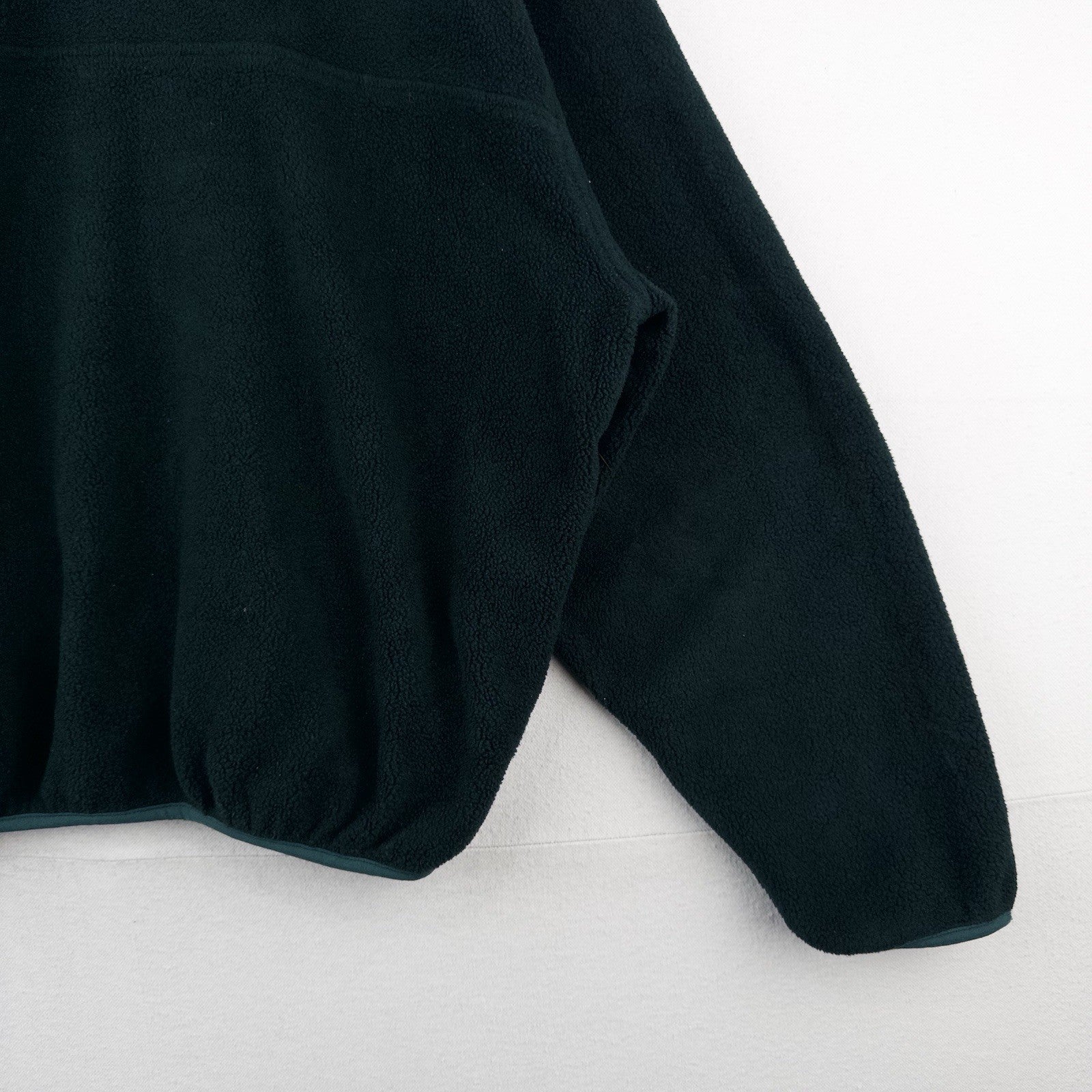 80’s Vtg LL Bean Snap Green Fleece Cursive Logo Pullover Men’s 2XL (54) USA