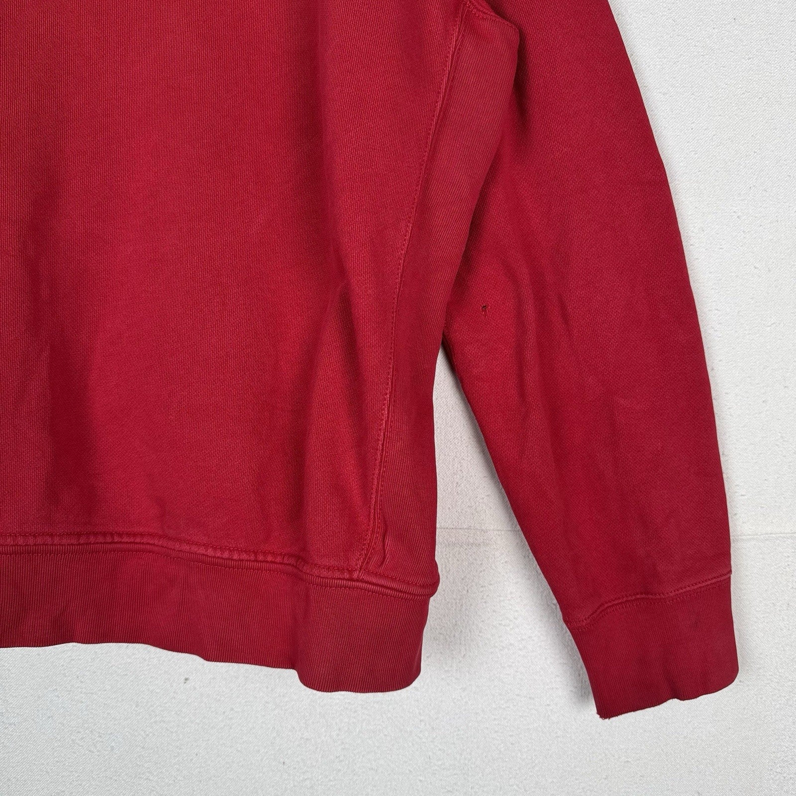 Vintage Polo Ralph Lauren Thermal Hood Hoodie Mens 2XL Full Zip Red Sweatshirt
