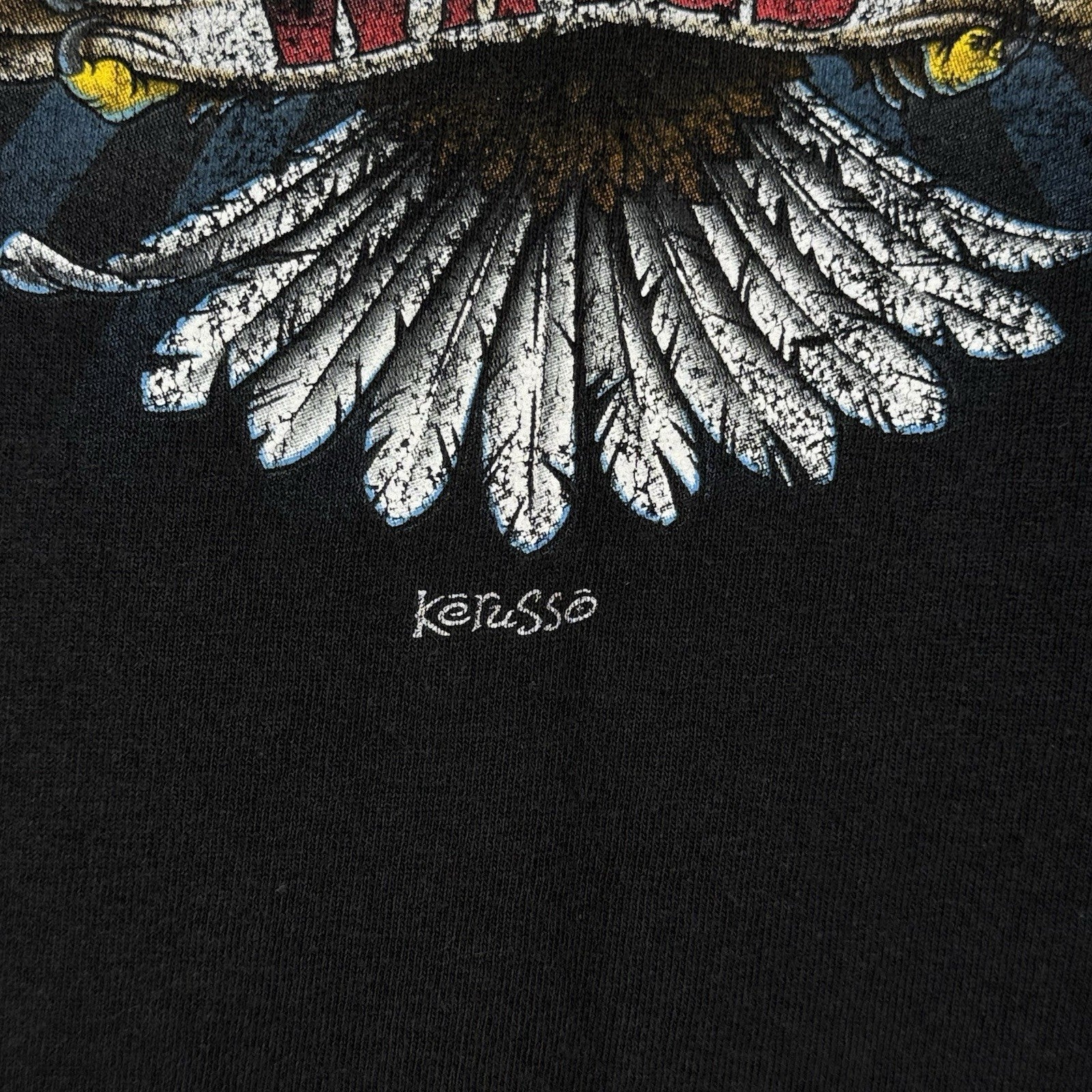 Mount Up With Wings As Eagles Isaiah 4:31 Black Motorcycle Biker T-Shirt Men’s L