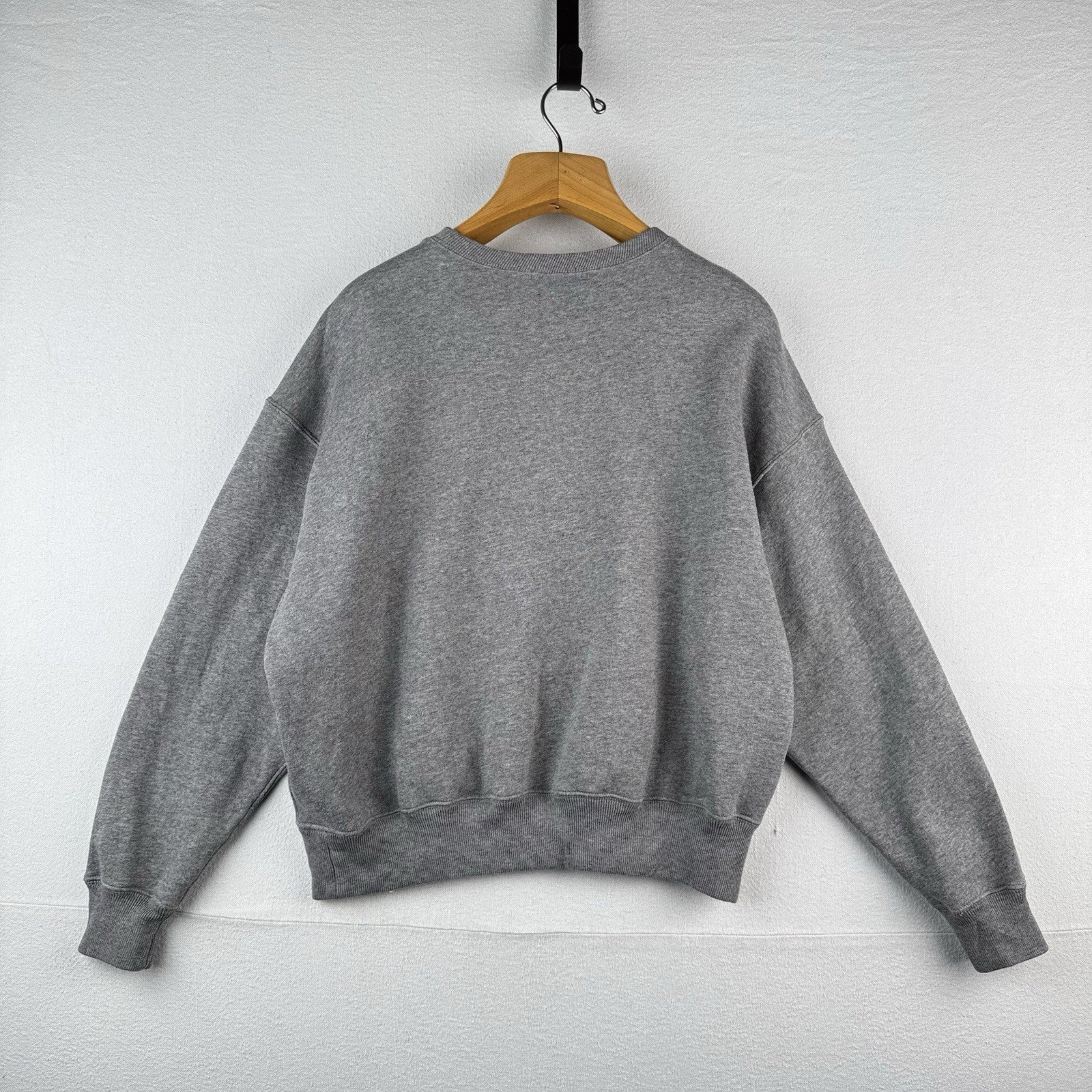 Polo Ralph Lauren Sweatshirt Women’s M Gray Crewneck Pony Logo Fleece *Read
