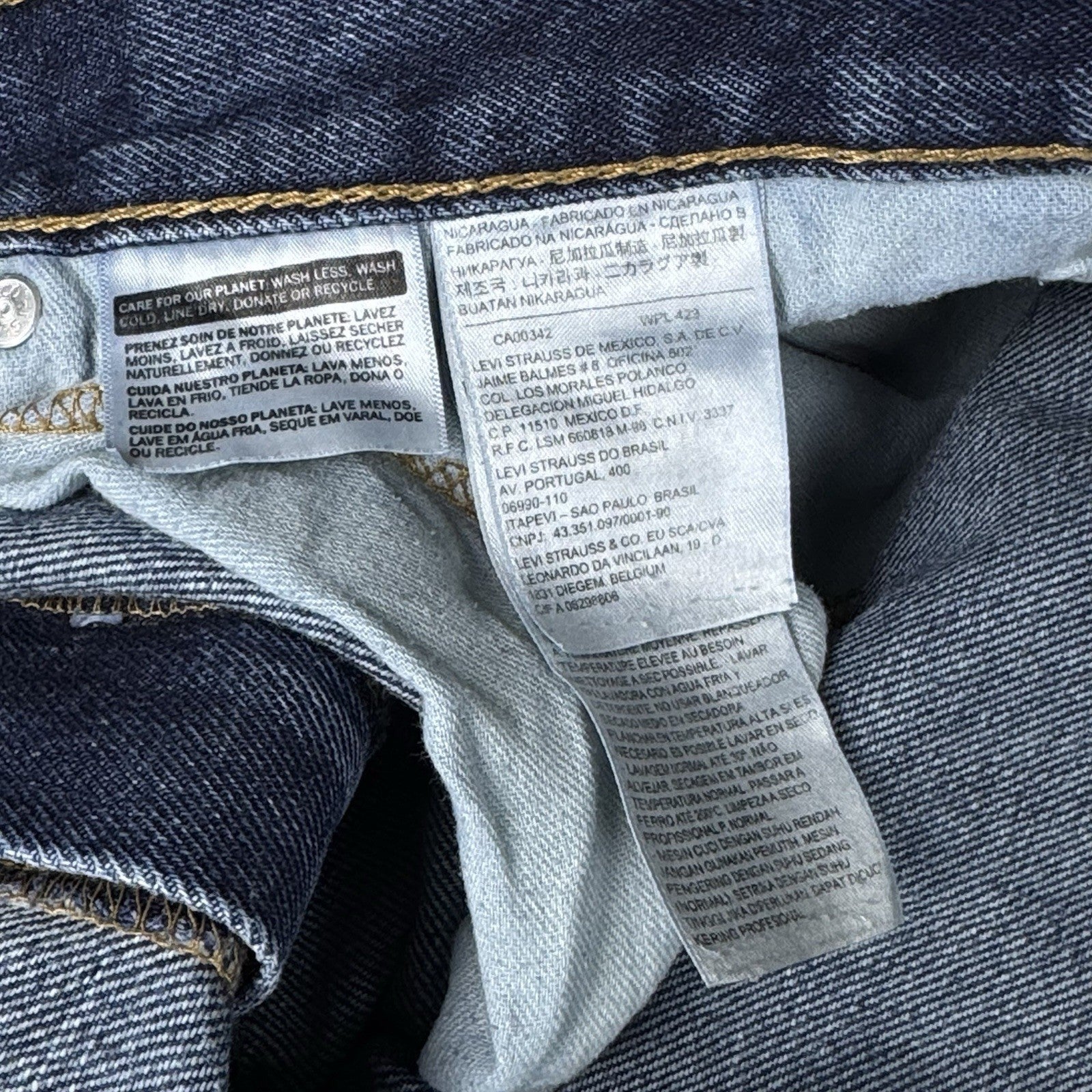 Levi’s 550 Jeans Mens 42x30 Blue Medium Wash Jeans