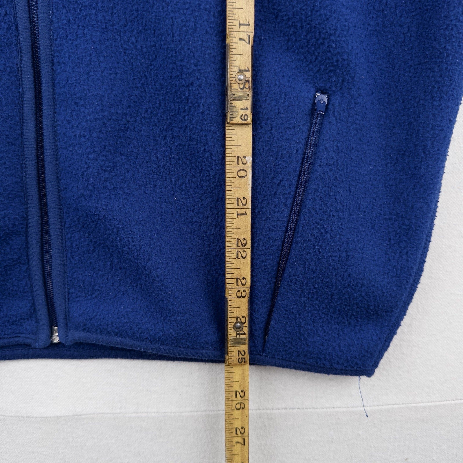 90’s Vtg GAP Alpine Racing Series 317 Cobalt Blue Fleece Vest Men’s Medium