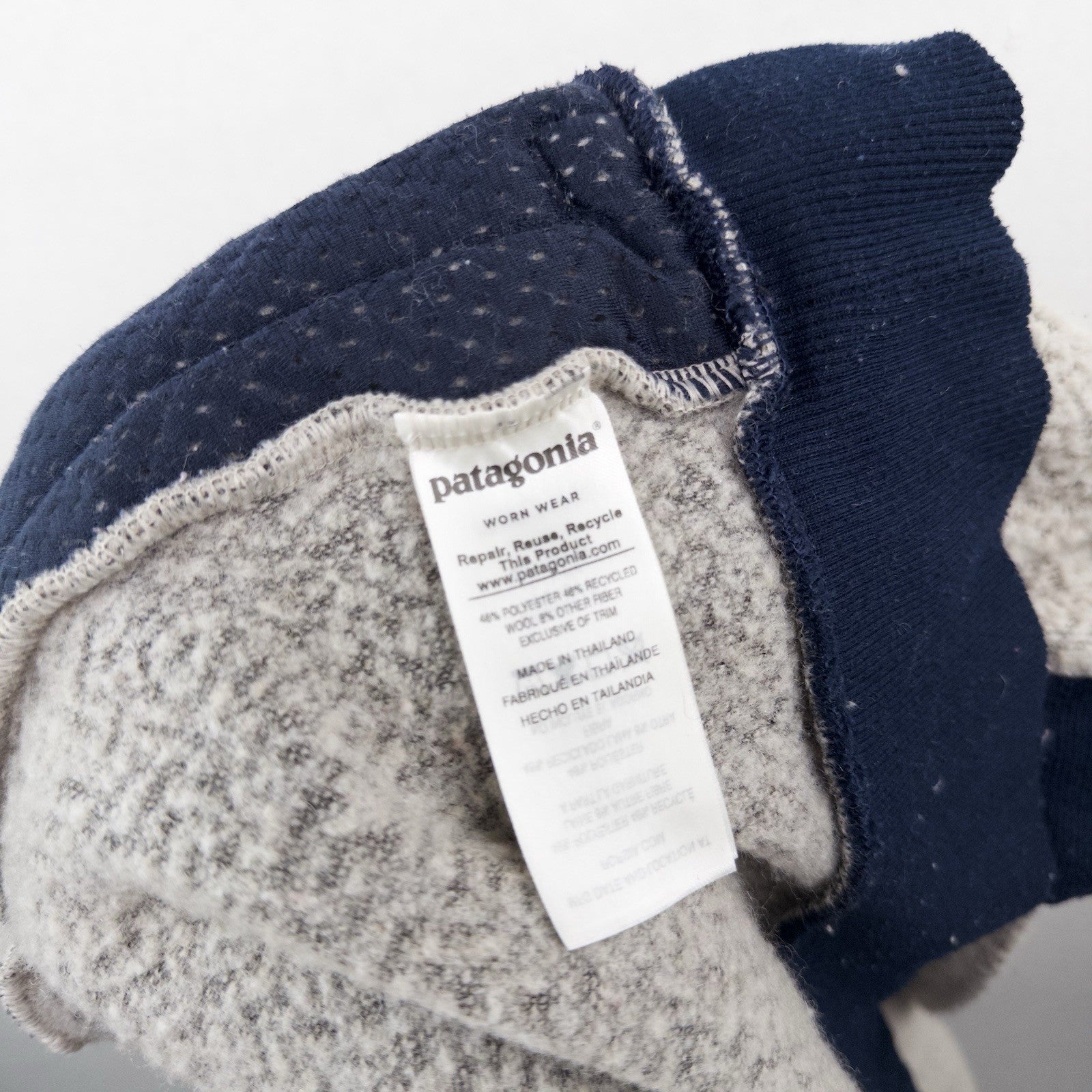 Patagonia Woolyester Women’s M Fleece Jacket Oatmeal Wool Blend Full Zip
