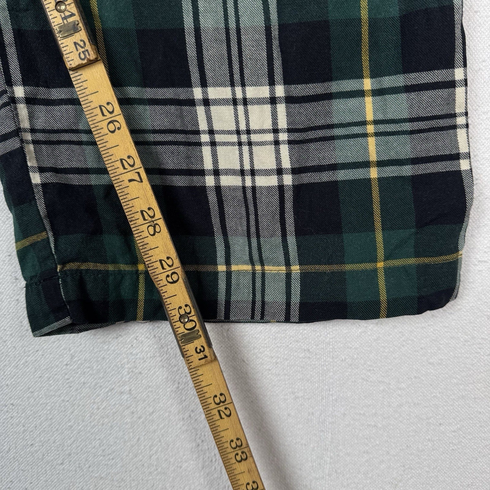 Polo Ralph Lauren Men’s Stewart Tartan Plaid Pajama Pants XL Blue Green White