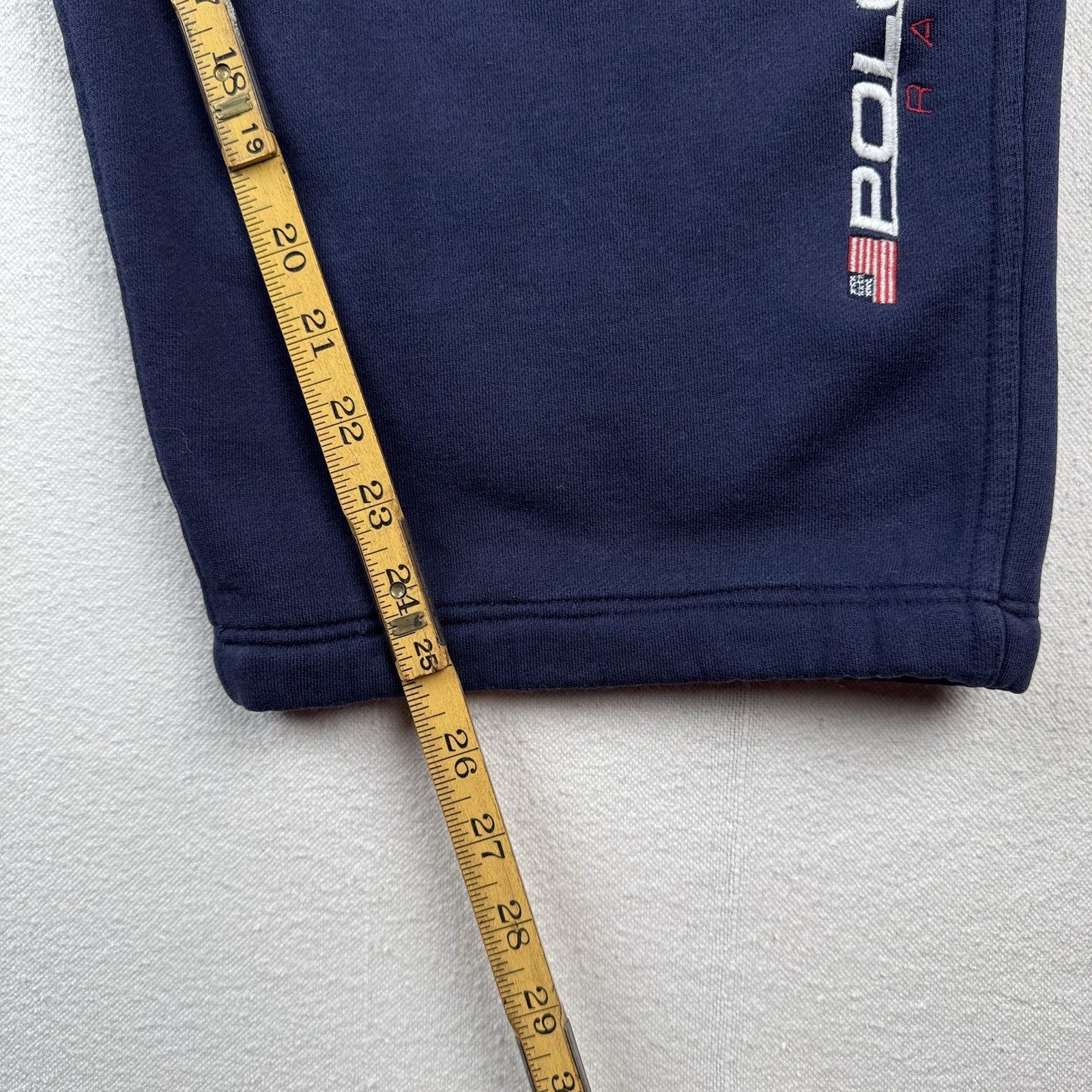 90’s Vtg Ralph Lauren Polo Sport Drawstring Jogger Sweatpants XL Blue Fits 42”
