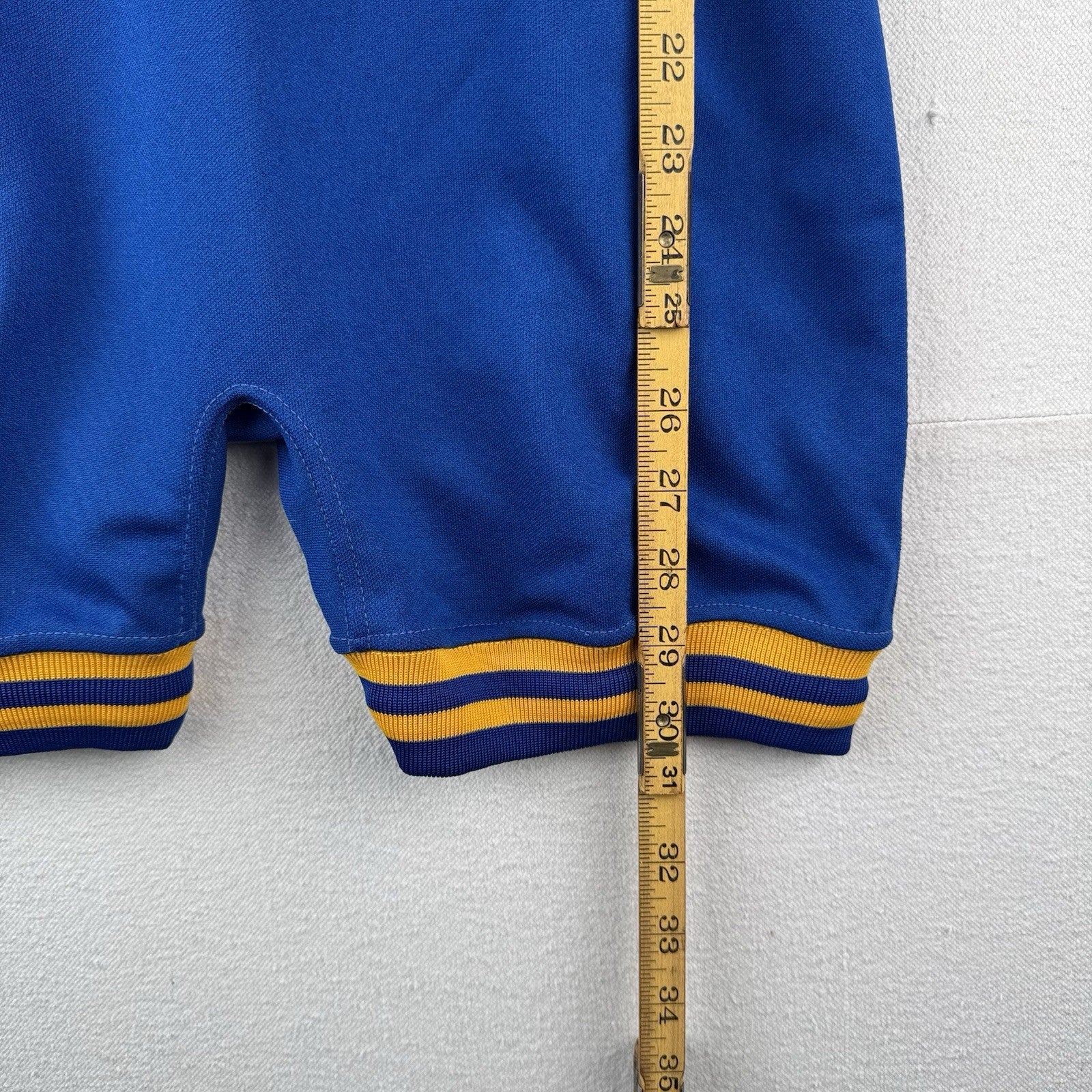 80’s Vintage Brute Wrestling Singlet Adult Medium Blue Gold Made In USA