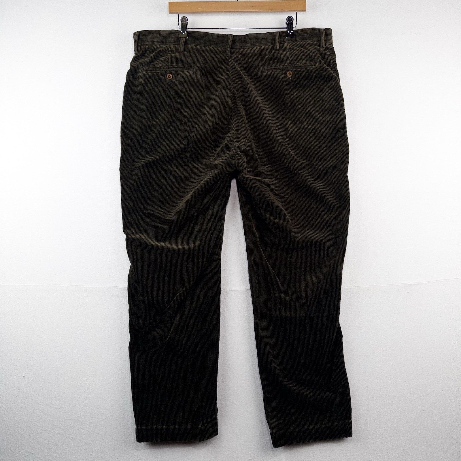 90’s Vtg Polo Ralph Lauren Corduroy Pant Mens 40x30 Brown Wide Wale