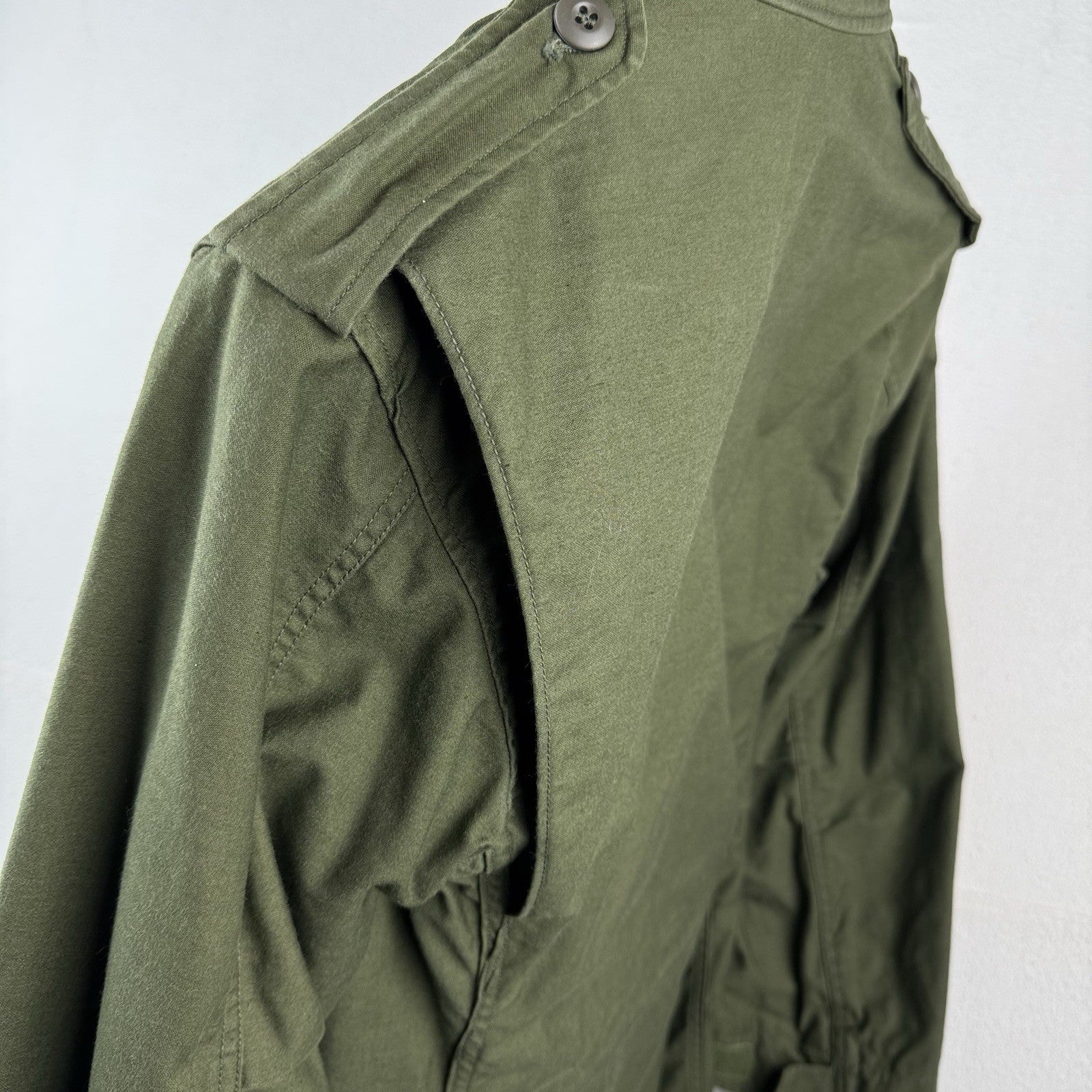 70’s Vtg Military Cold Weather Field Coat Jacket Size X-Small Regular OG-107