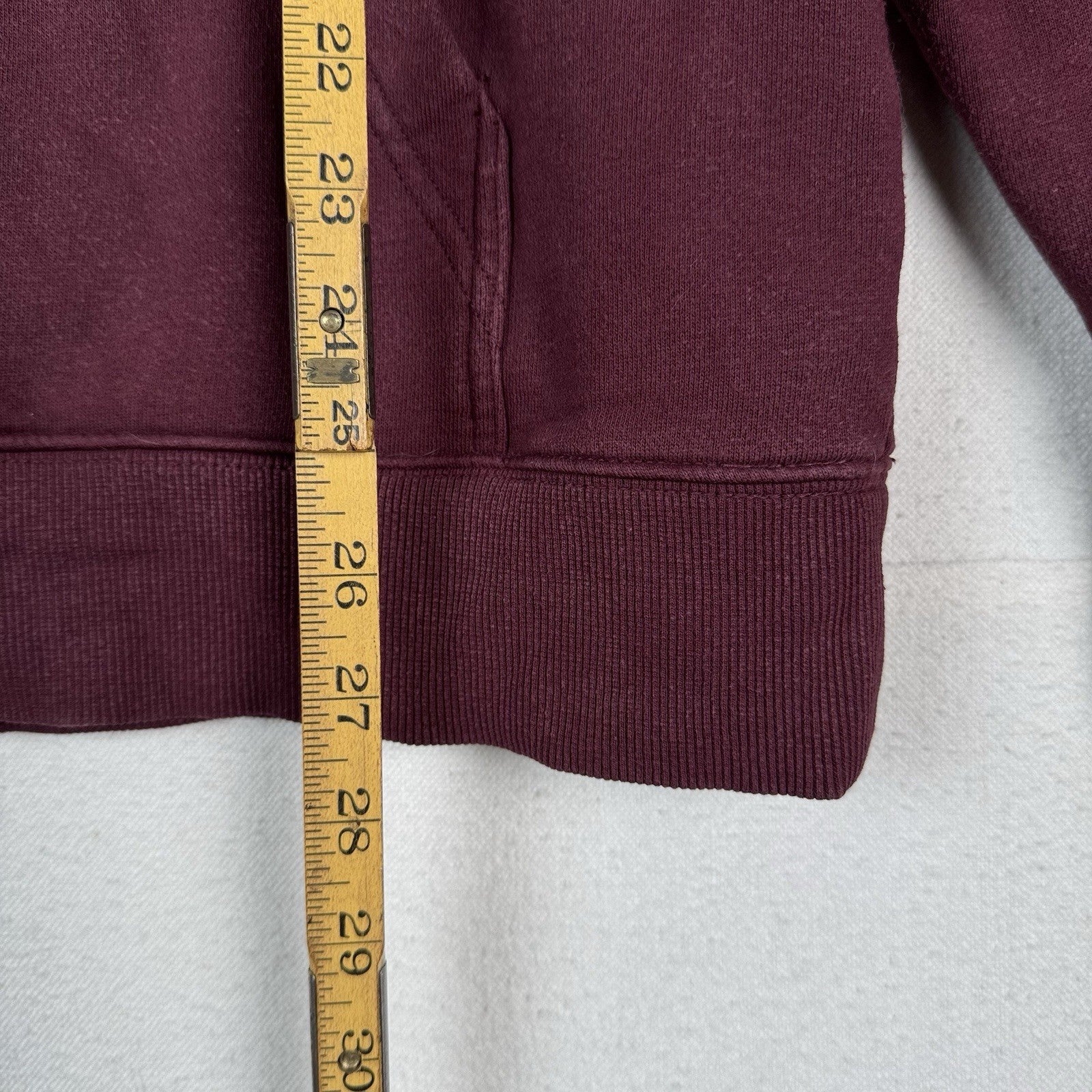 Vans Men's "Off The Wall Original 1966" Hoodie Pullover Maroon Sweatshirt Small