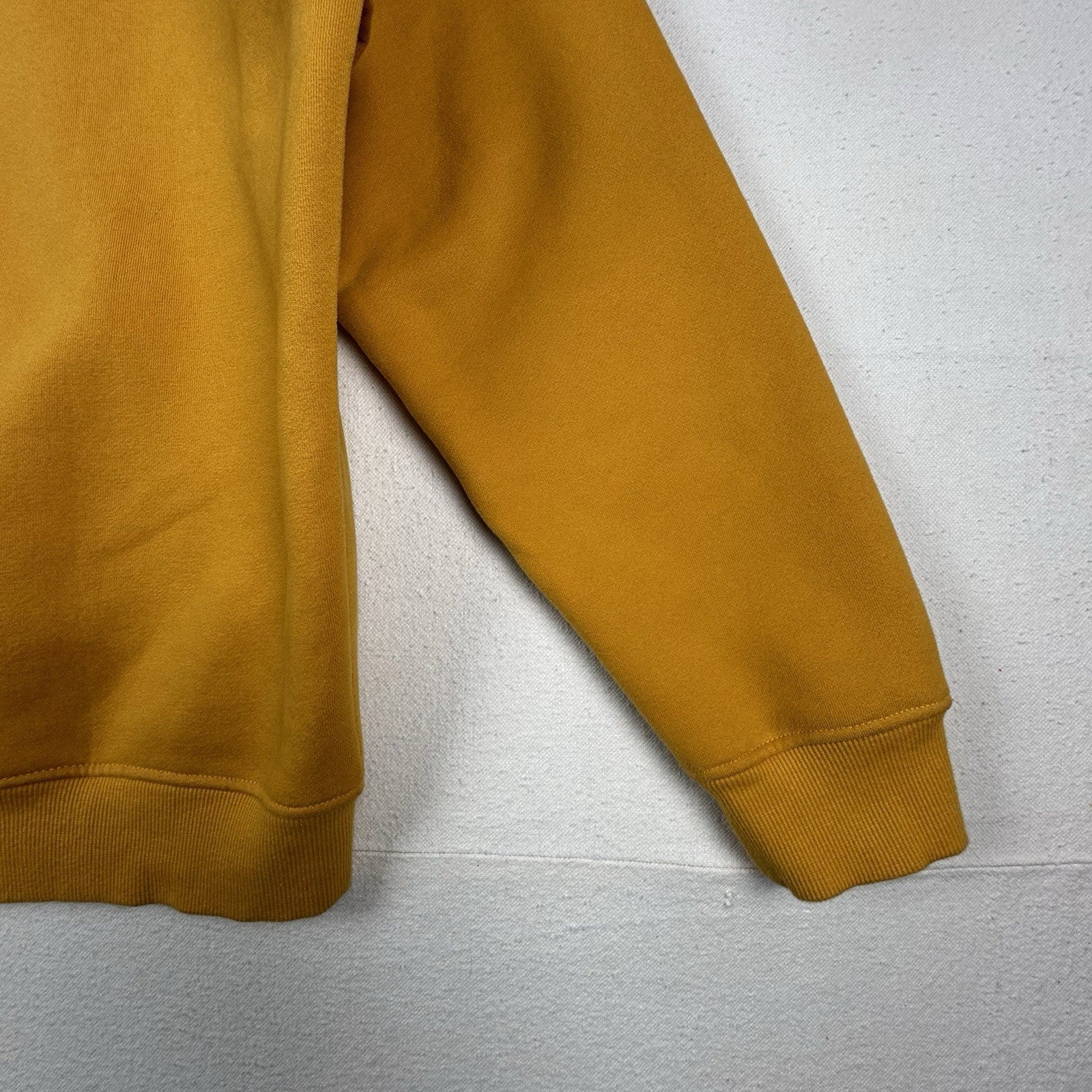 VietFive Coffee Crewneck Sweatshirt Mens Medium Yellow Cozy Soft Kangaroo Pocket