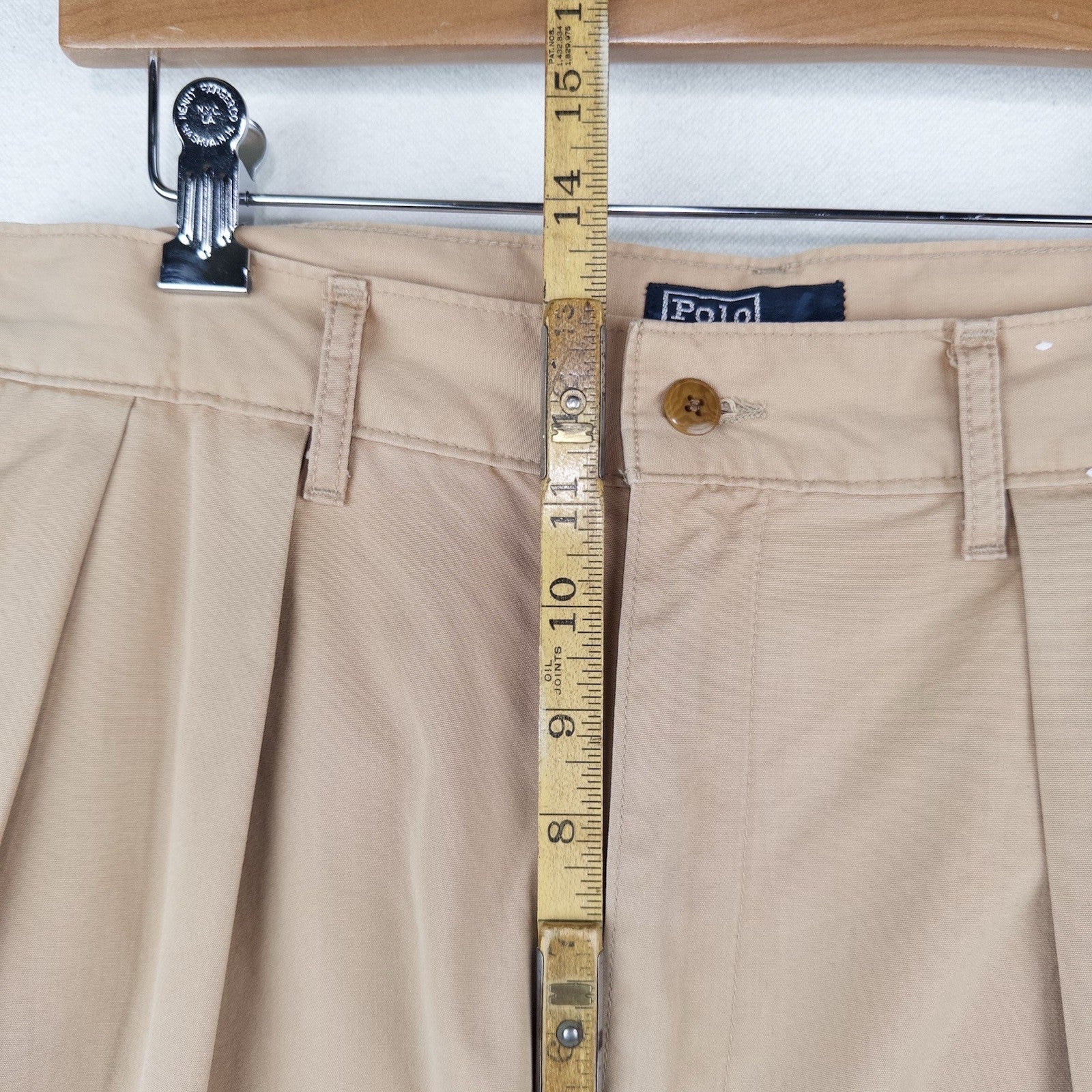 80’s Vtg Polo Ralph Lauren Lightweight Utility Chinos 32x34 (13” Rise) USA *Read