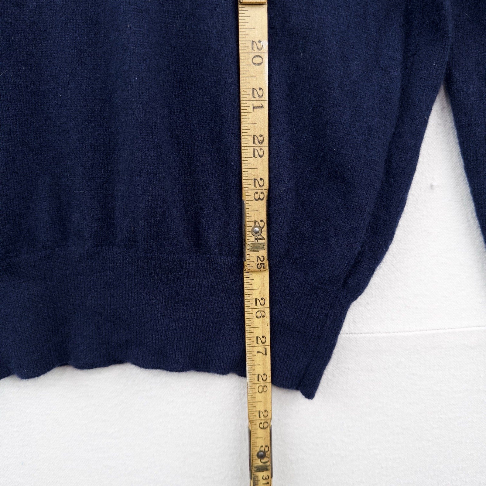 United Colors of Benetton Men’s M Blue Cashmere Turtleneck Sweater