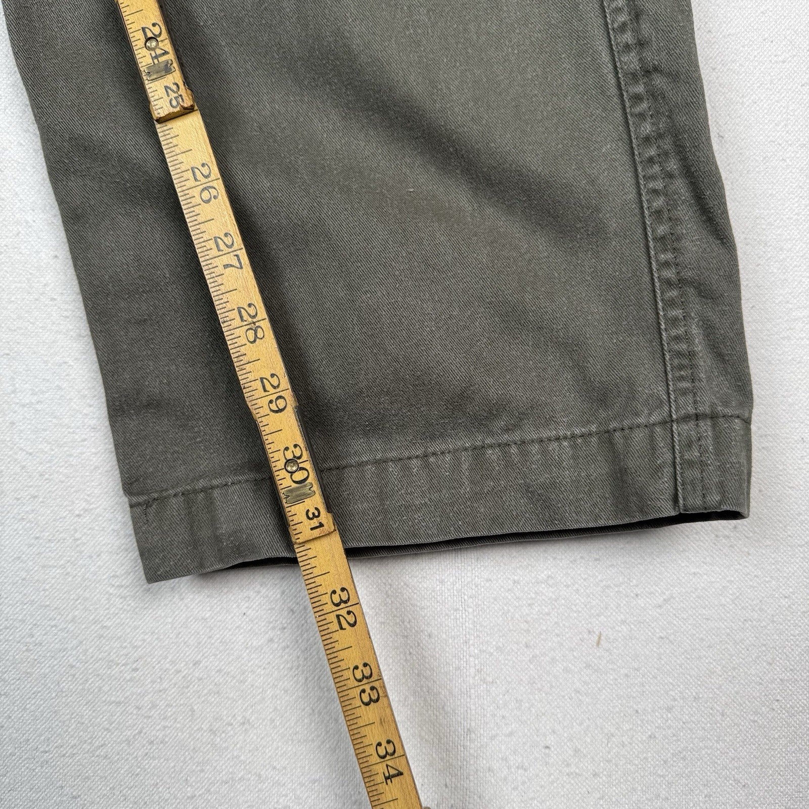 Vintage Gap Cargo Pants Mens 34x34 Olive Green Cotton Utility Pockets