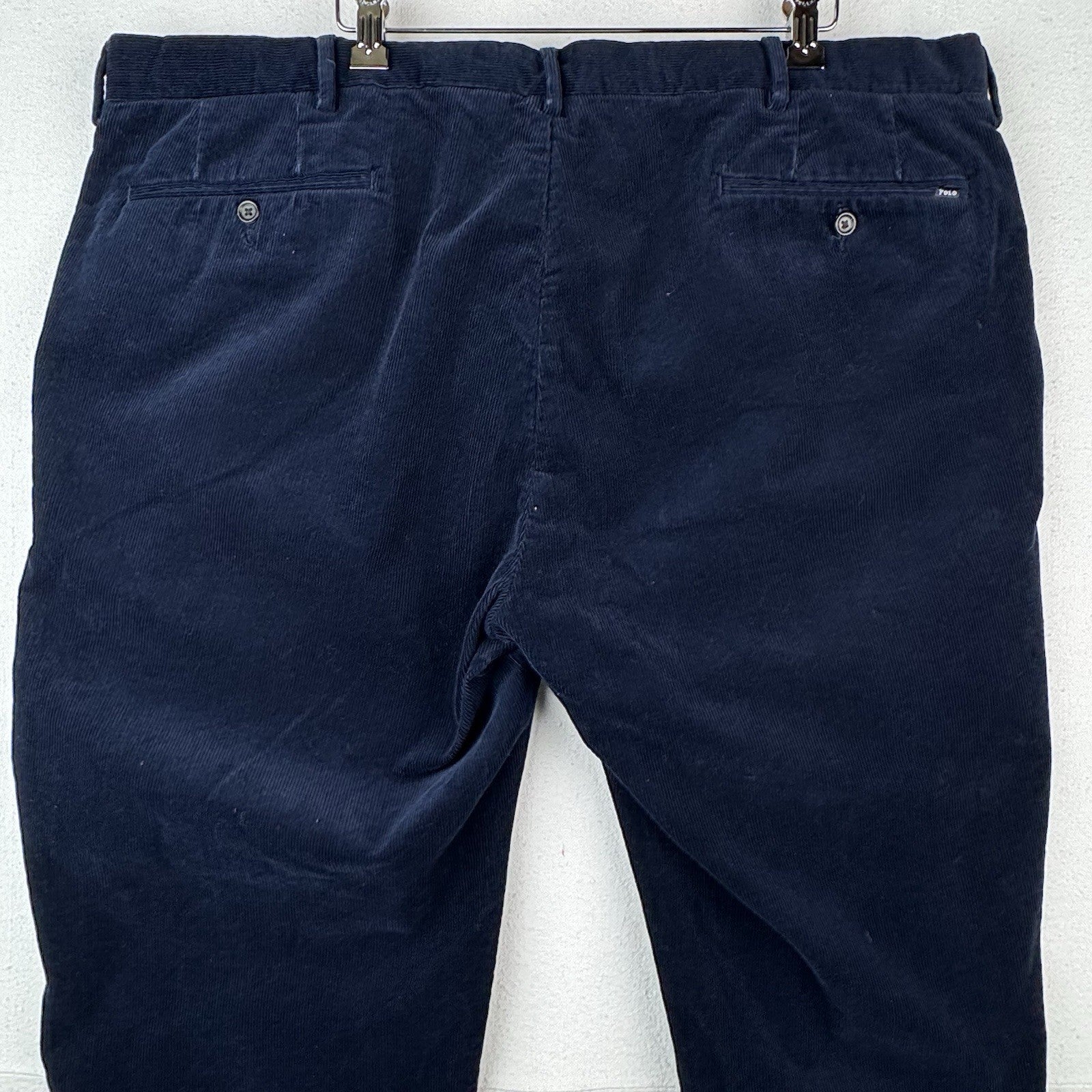 Polo Ralph Lauren Corduroy Classic Fit Pants Men’s 44Bx30 Big Stretch Navy Blue