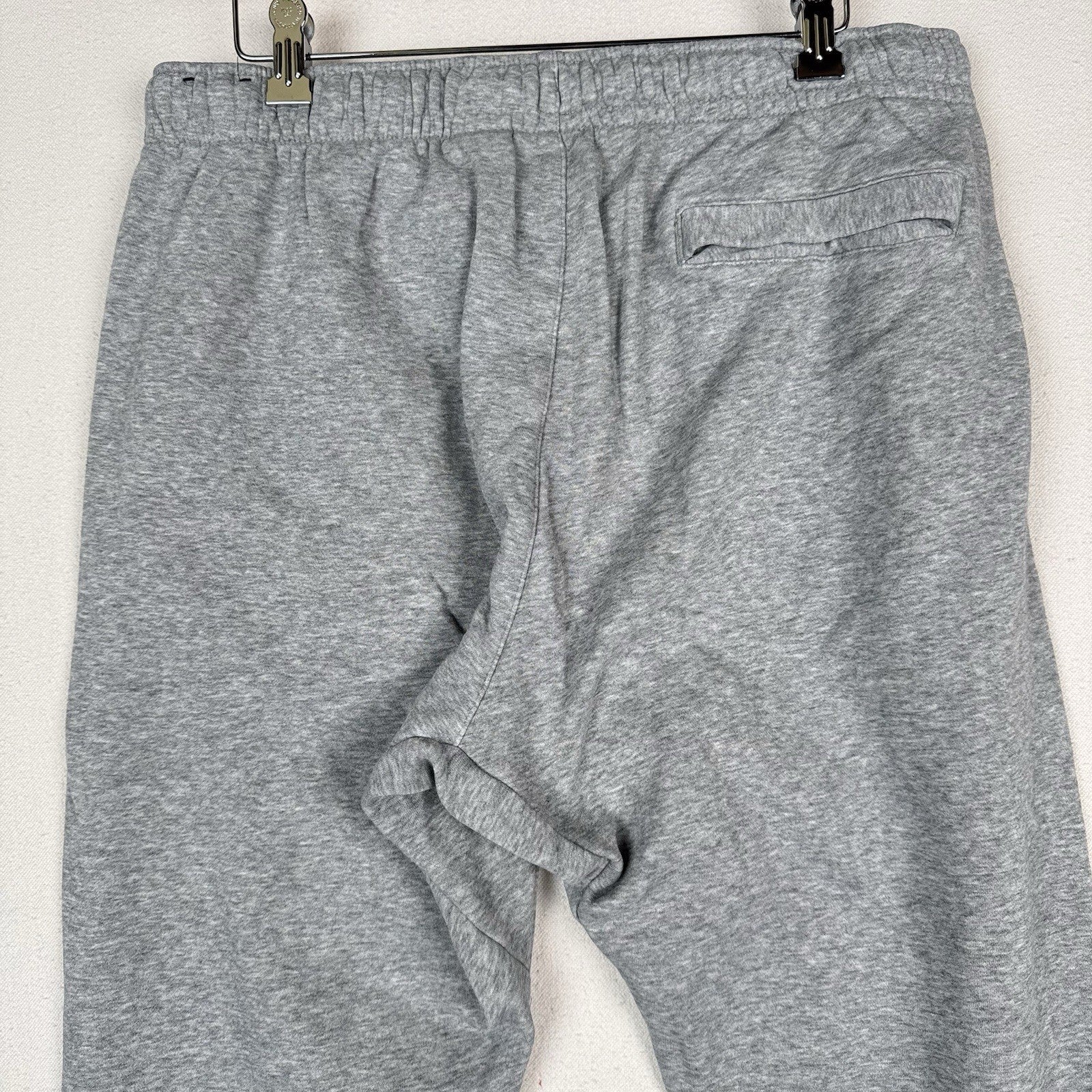 Nike Sportswear Men’s XL Just Do It Fleece Joggers Gray Spellout Sweatpants