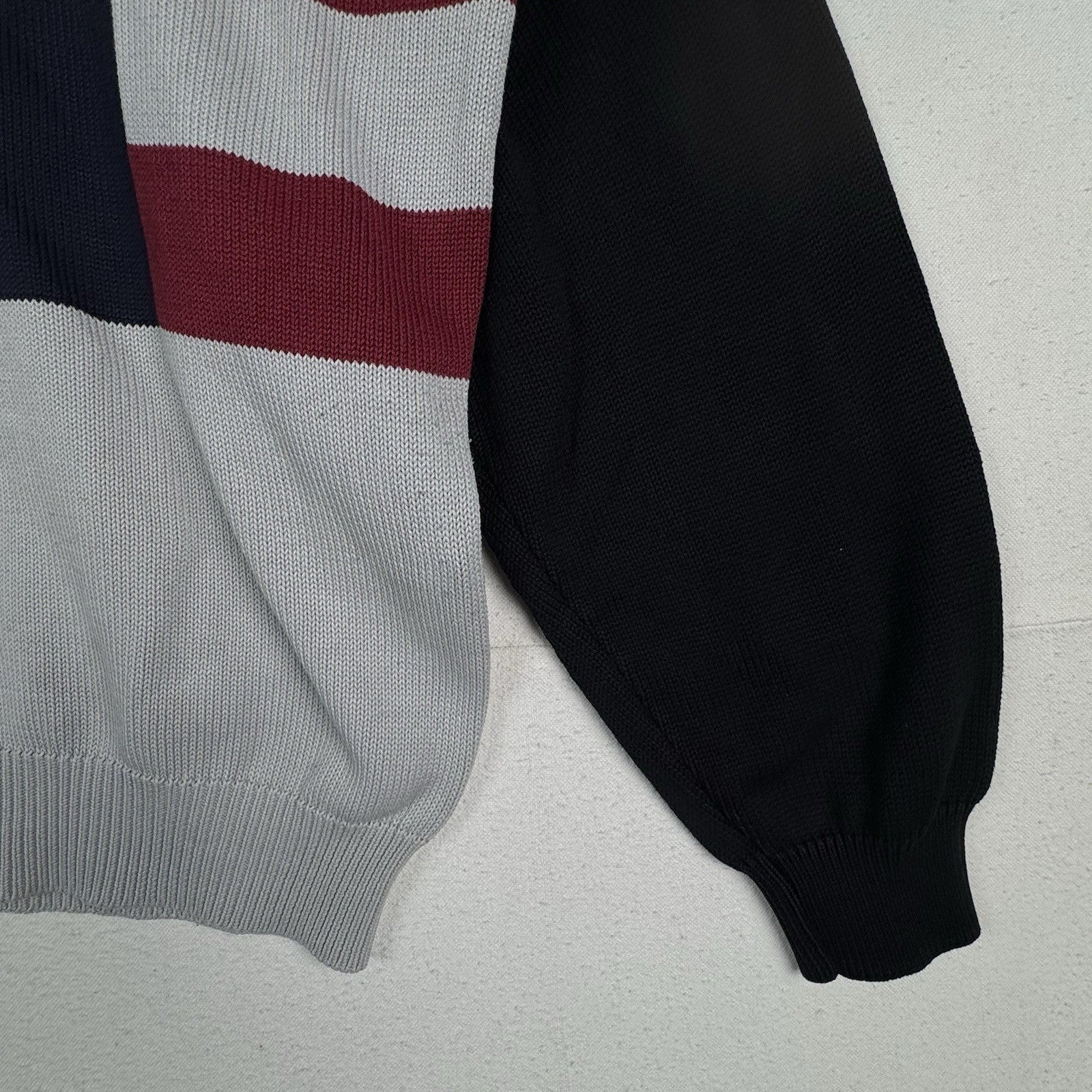 Vintage Phat Farm Crewneck Pullover Sweater Size 2XL Y2K Black Gray Red