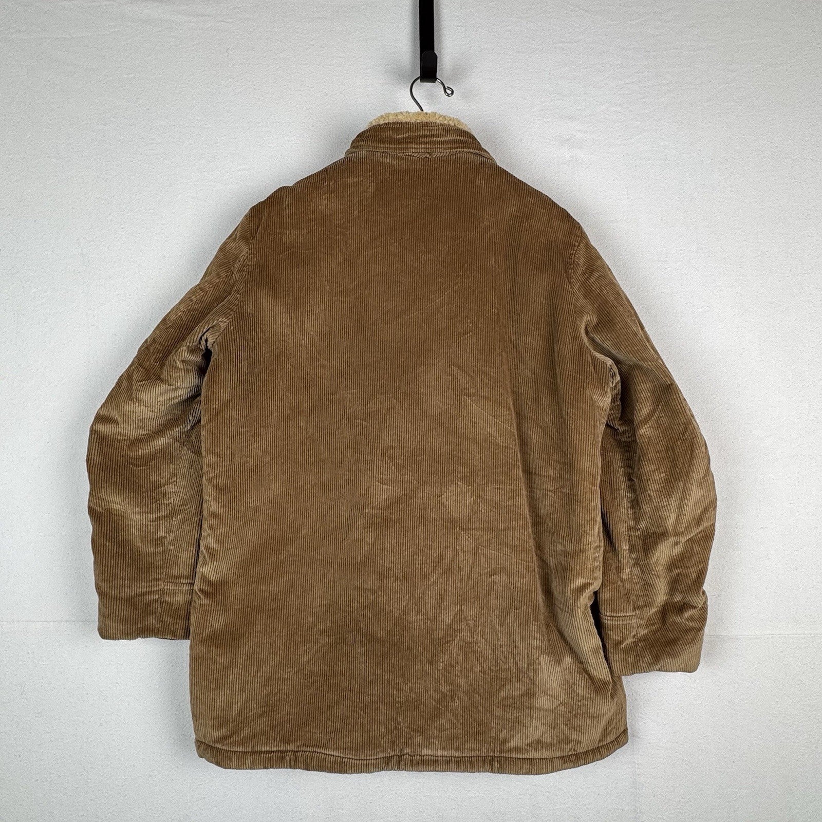60s Marshall Co Gamemaster Mens XL Pearl Snap Corduroy Field Barn Chore Coat USA